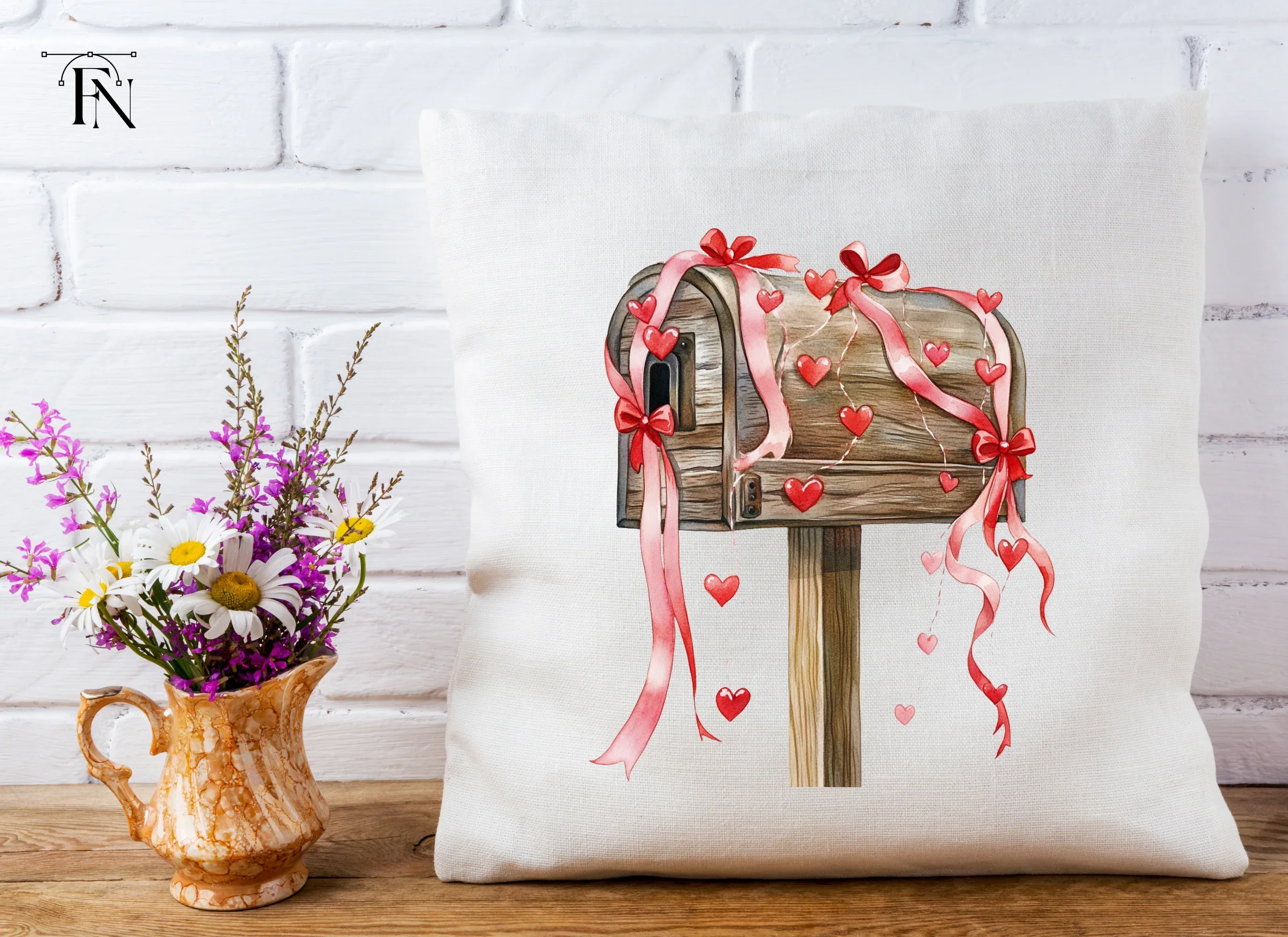 Valentine's Day Mailbox Clipart Bundle - Image 4
