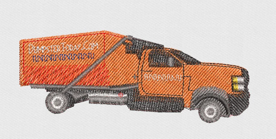 Van Embroidery Design