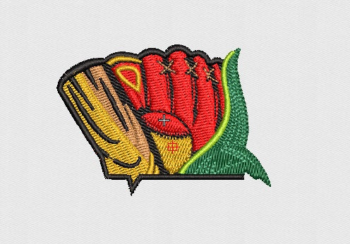 Vegetable Embroidery Design