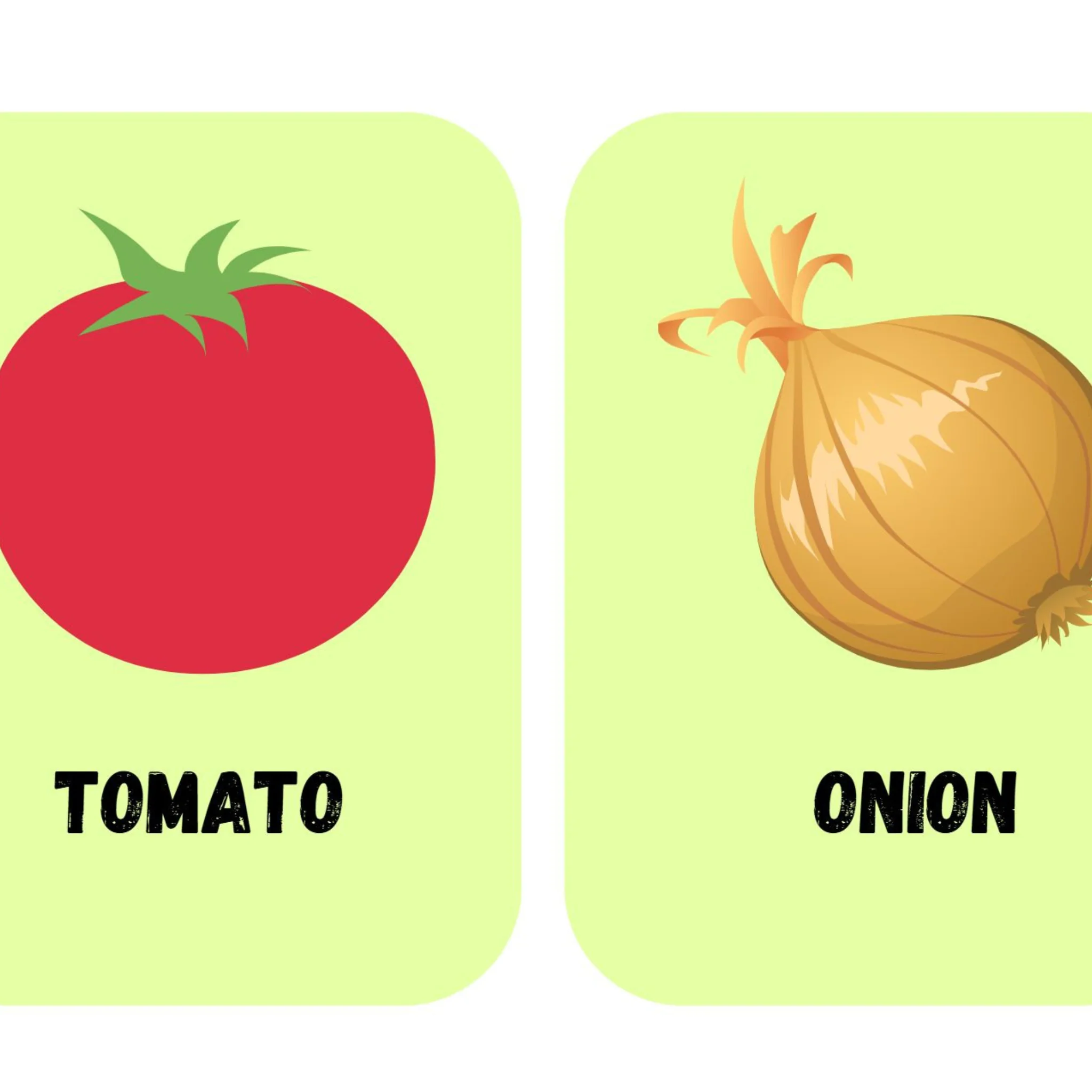 Vegetable Flashcards for Kids - Image 3