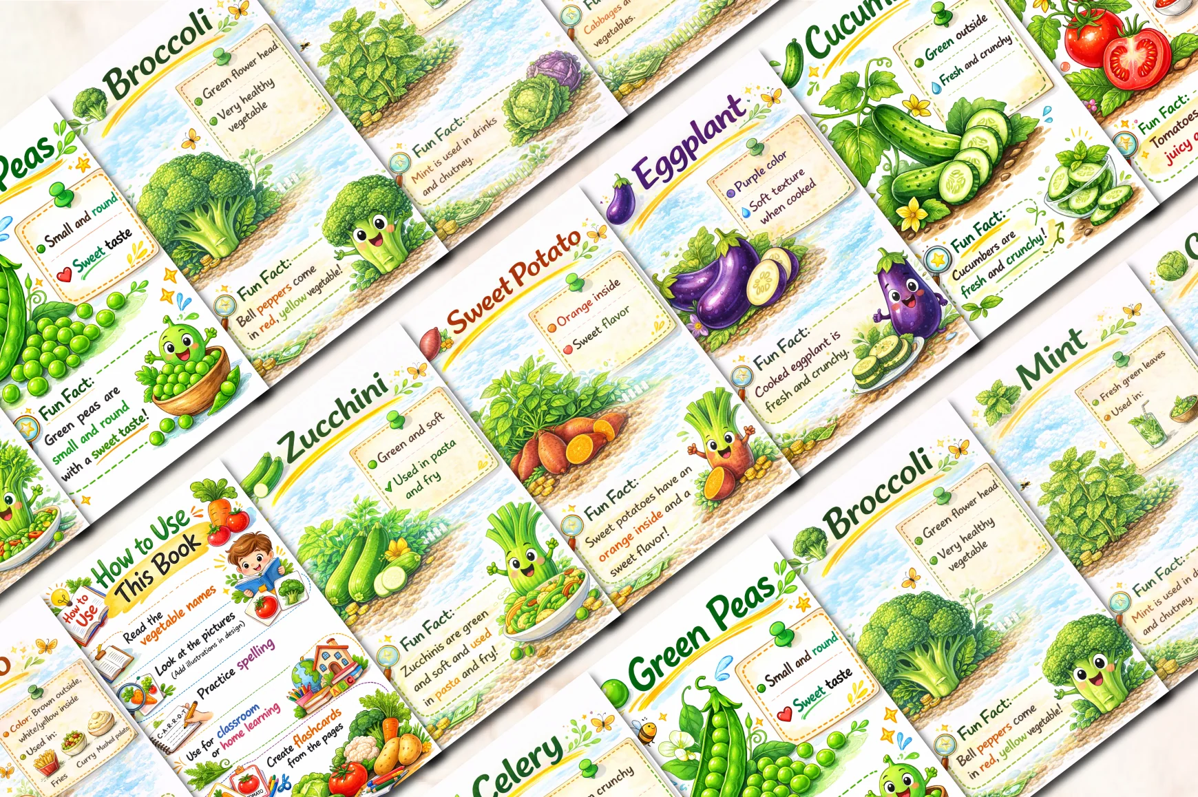 Vegetable Names Chart Planner - Image 3