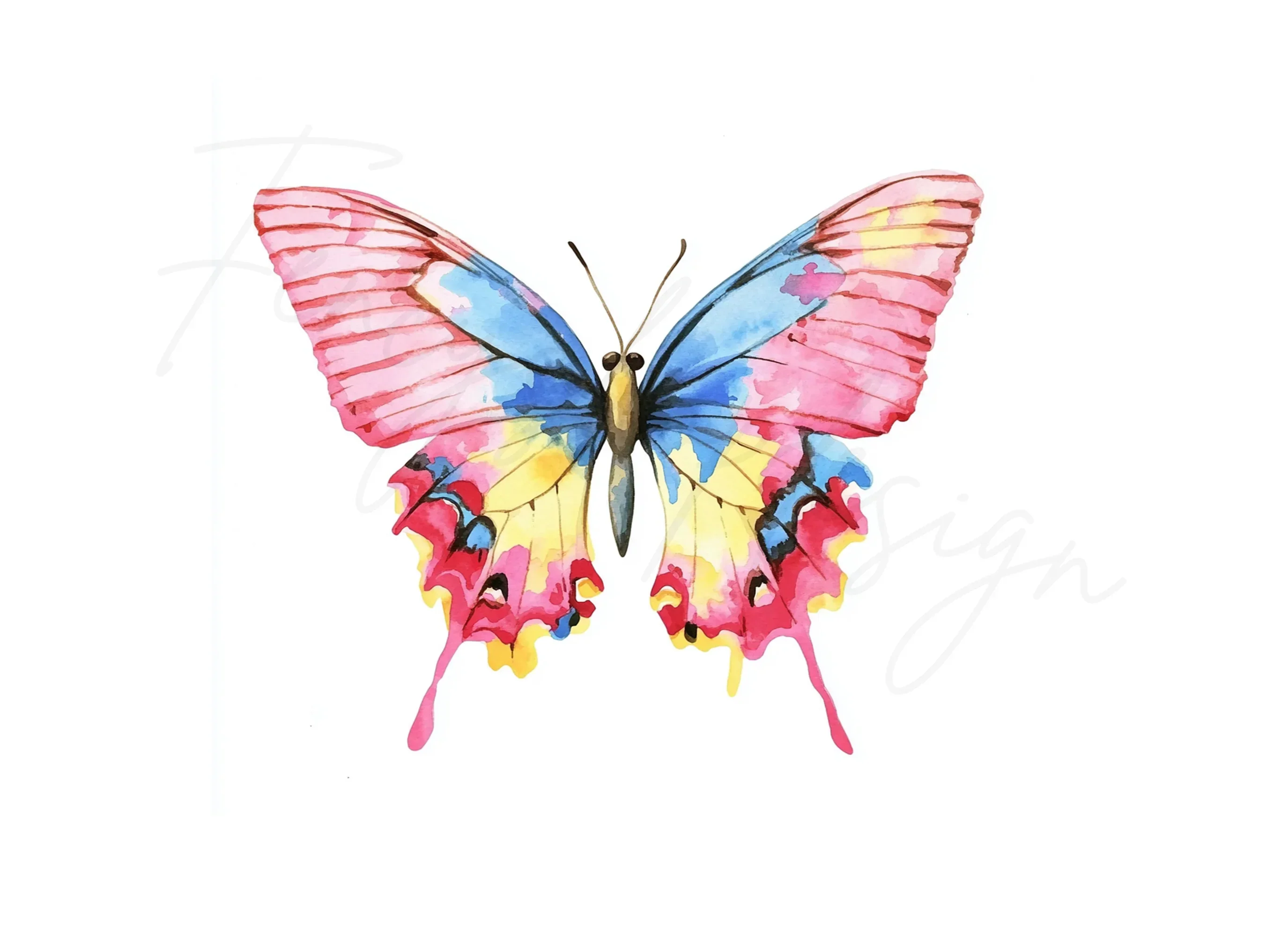Vibrant Butterfly Clipart Bundle - Image 2