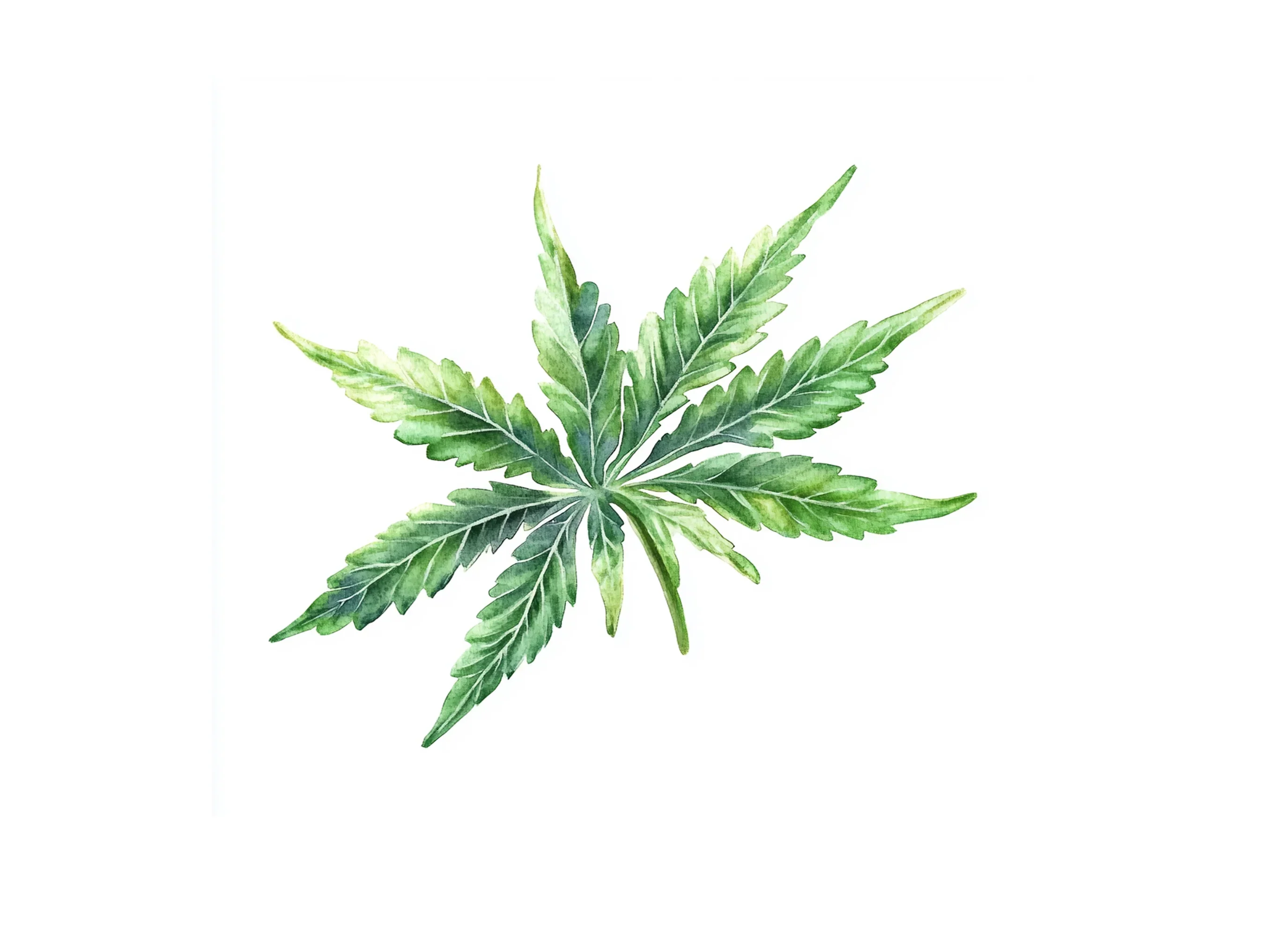 Vibrant Cannabis Leaf Clipart Bundle - Image 3