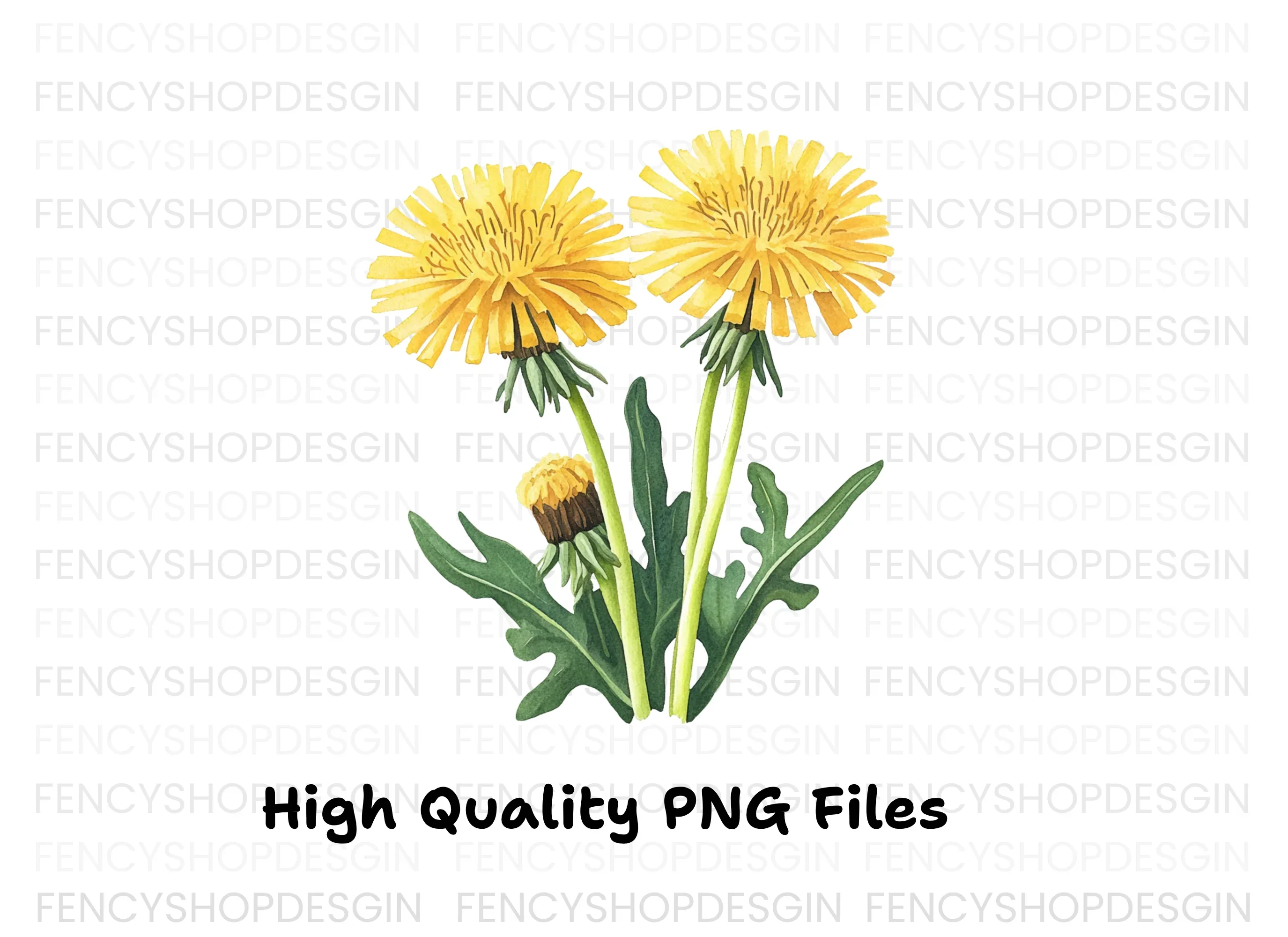 Vibrant Dandelion Blossom Clipart Bundle - Image 4