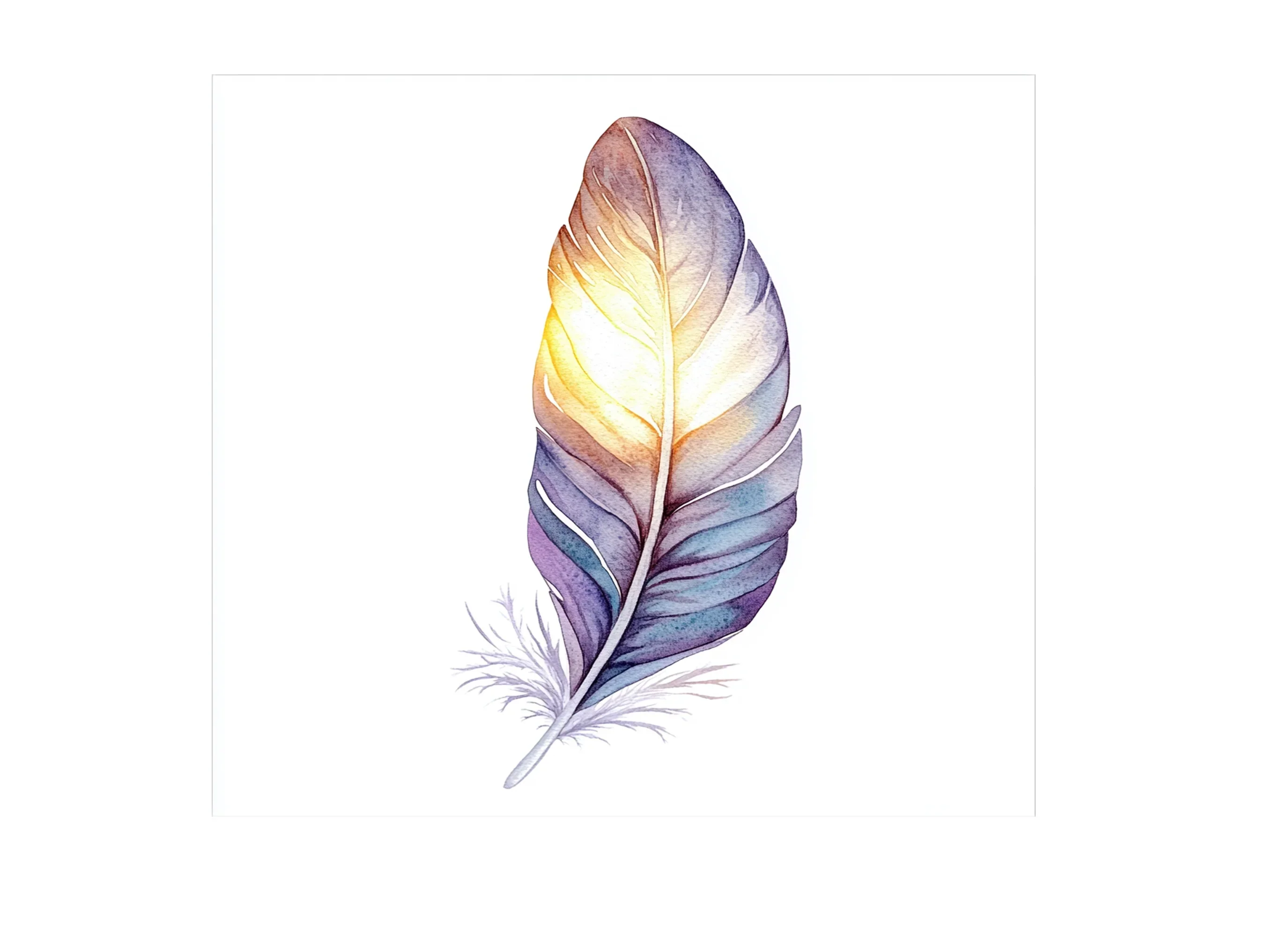Vibrant Feather Clipart Bundle - Image 2