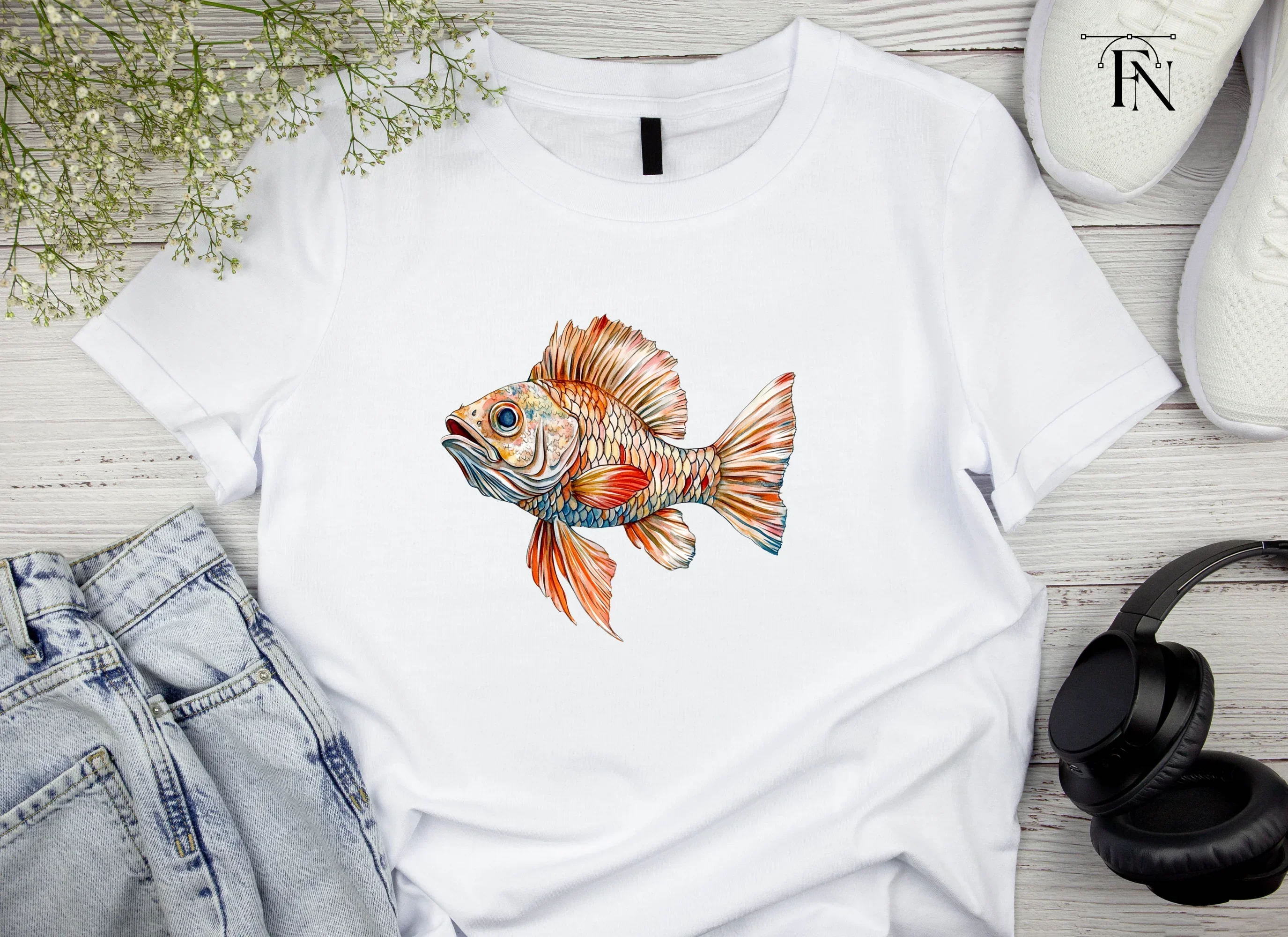 Vibrant Goldfish Clipart Bundle - Image 3