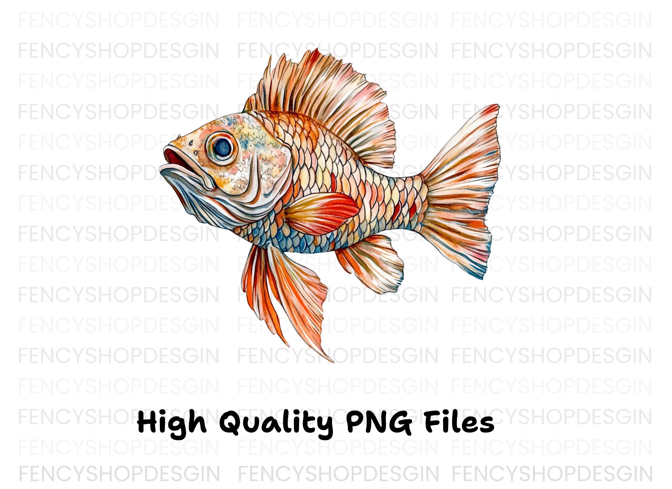 Vibrant Goldfish Clipart Bundle - Image 4