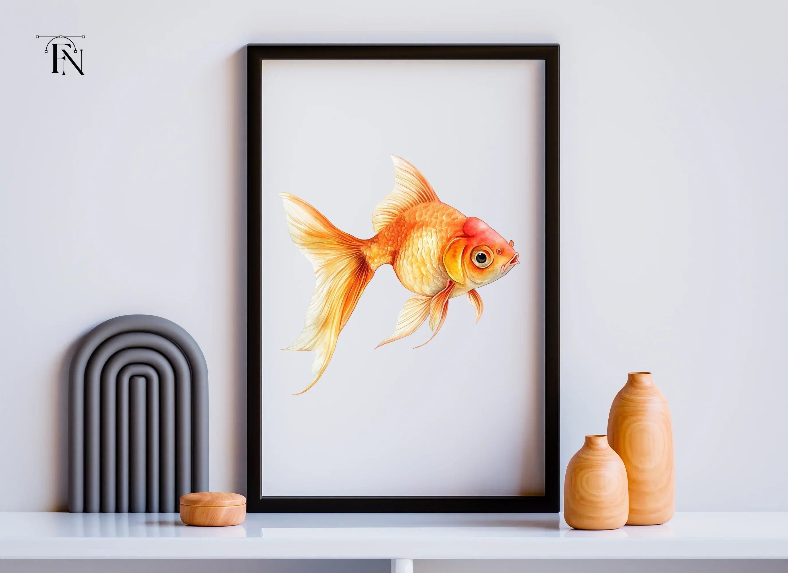 Vibrant Goldfish Clipart Bundle - Image 3