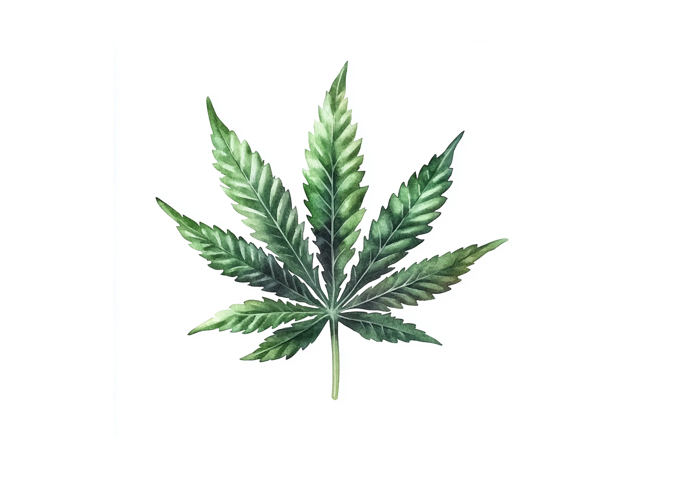 Vibrant Green Marijuana Leaf Clipart Bundle - Image 3