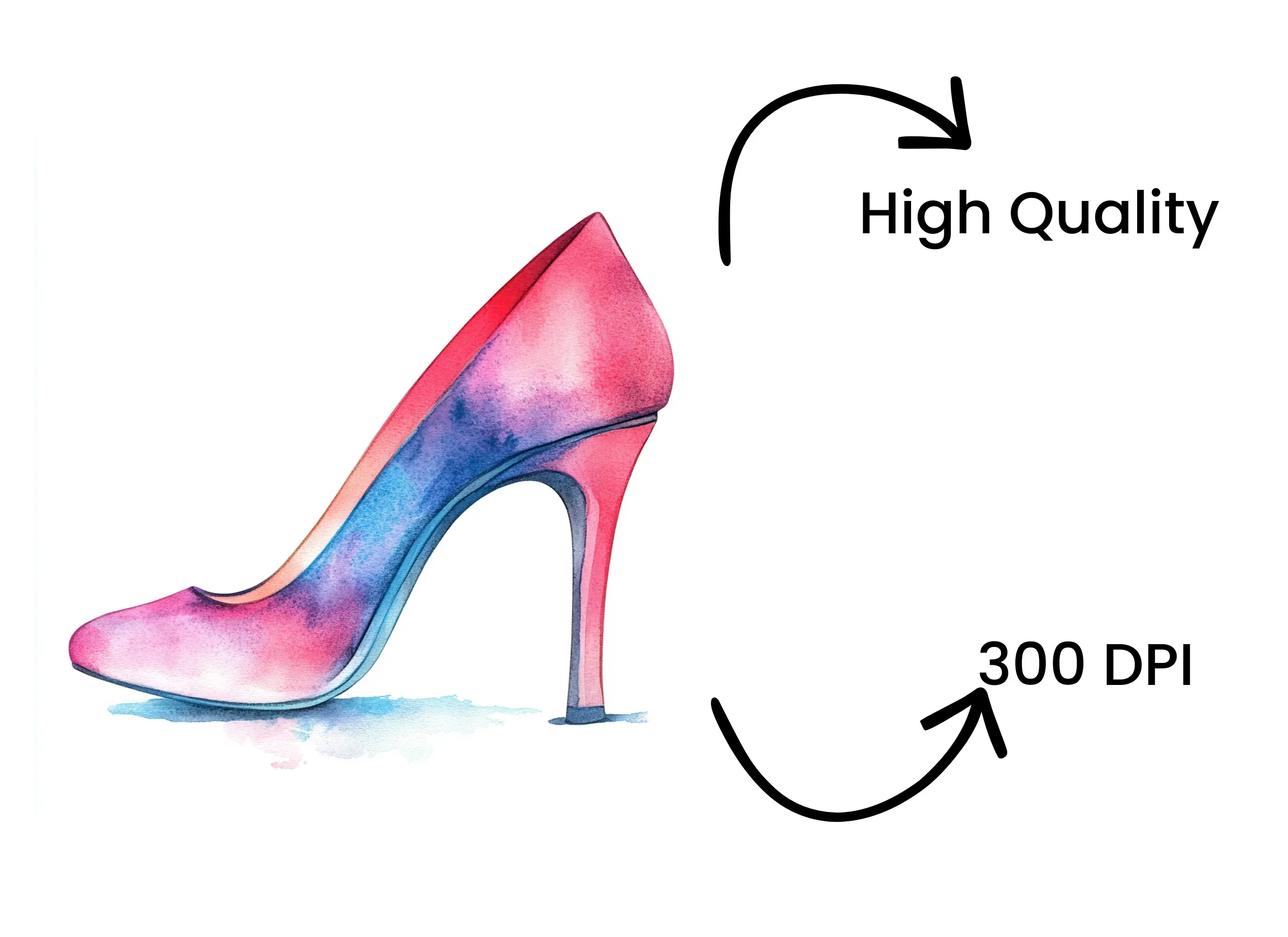 Vibrant High Heels Clipart Bundle - Image 4