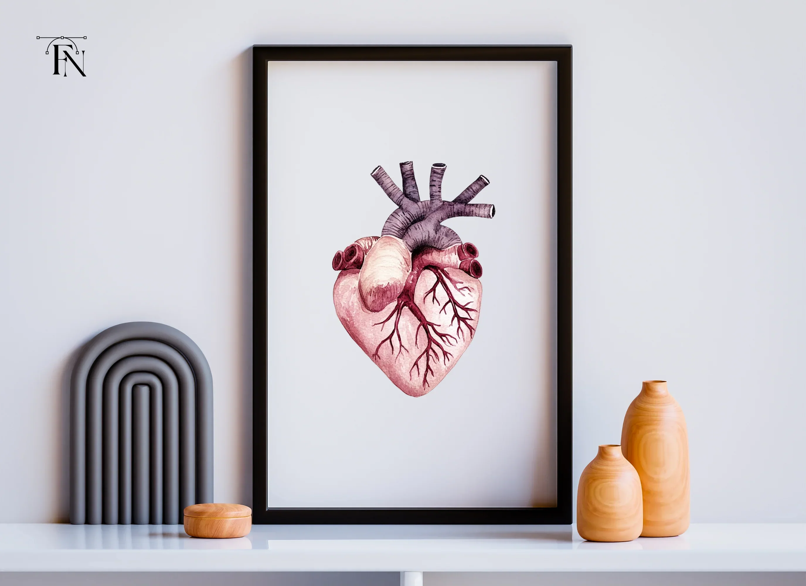 Vibrant Human Heart Clipart Bundle - Image 3