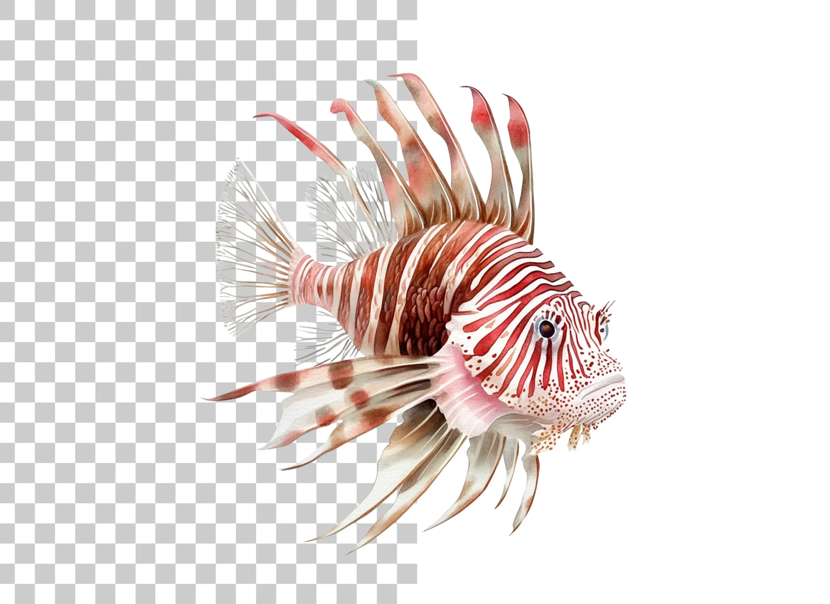 Vibrant Lionfish Clipart Bundle - Image 2