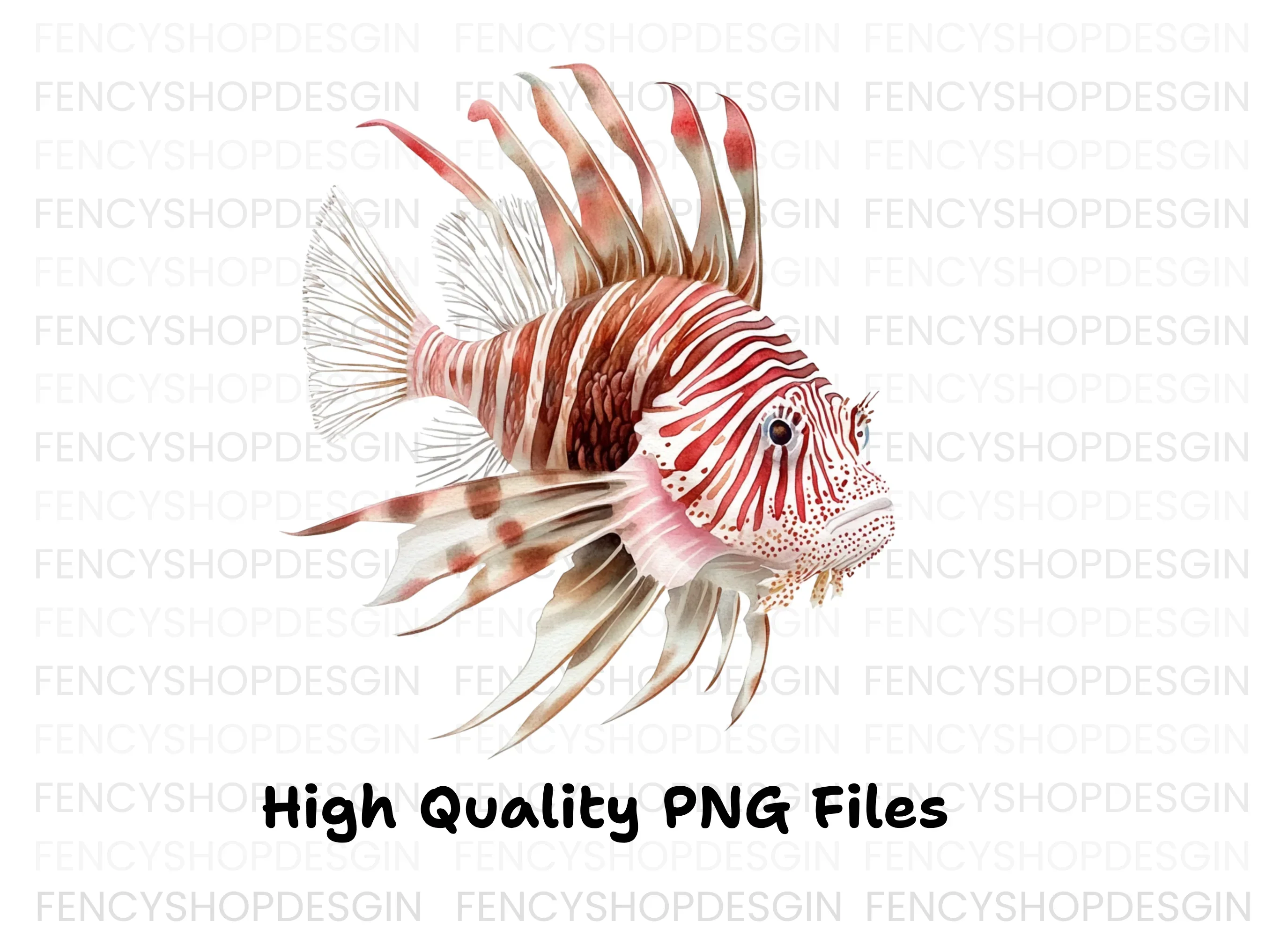 Vibrant Lionfish Clipart Bundle - Image 3