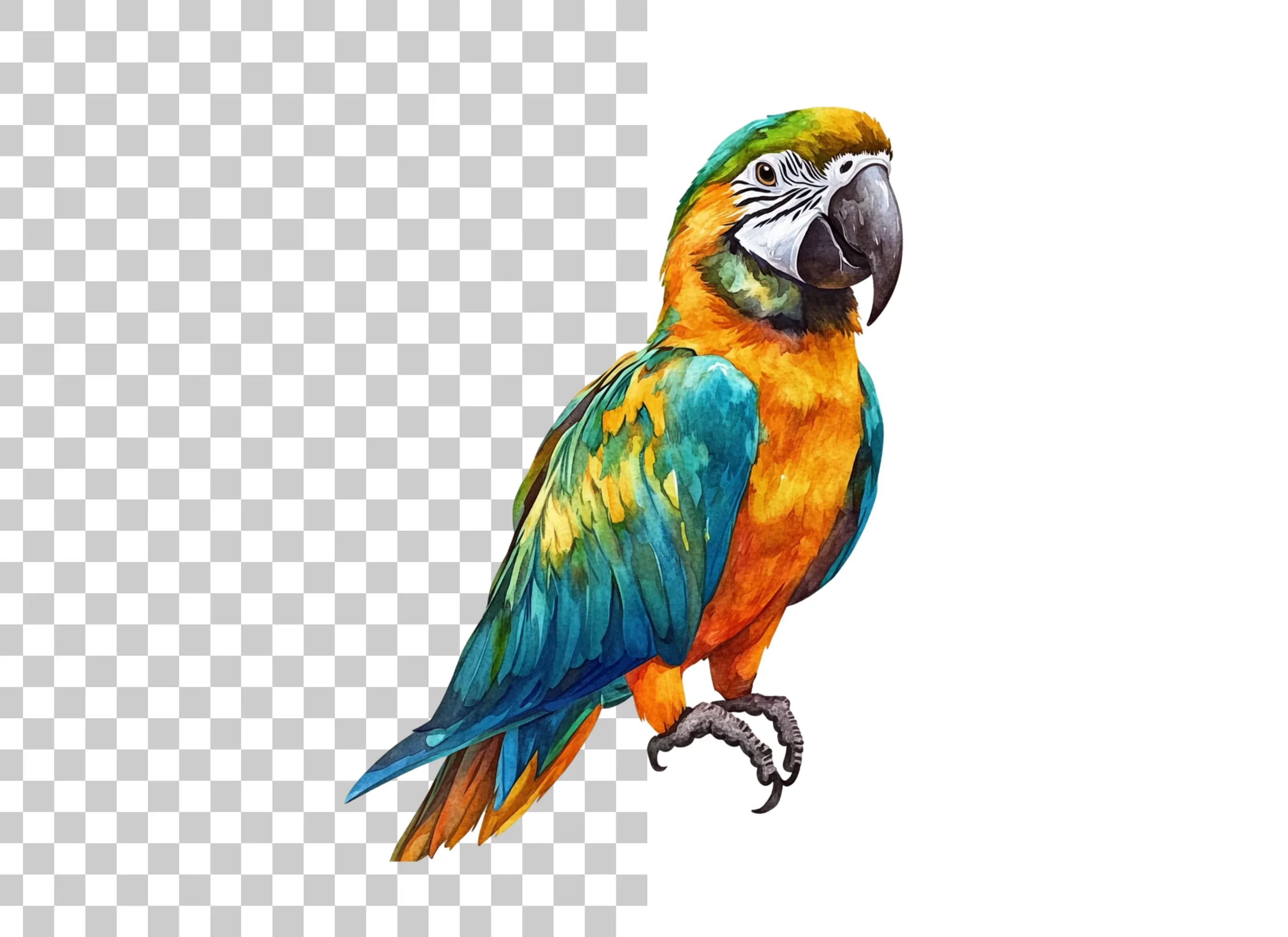 Vibrant Macaw Clipart Bundle - Image 2