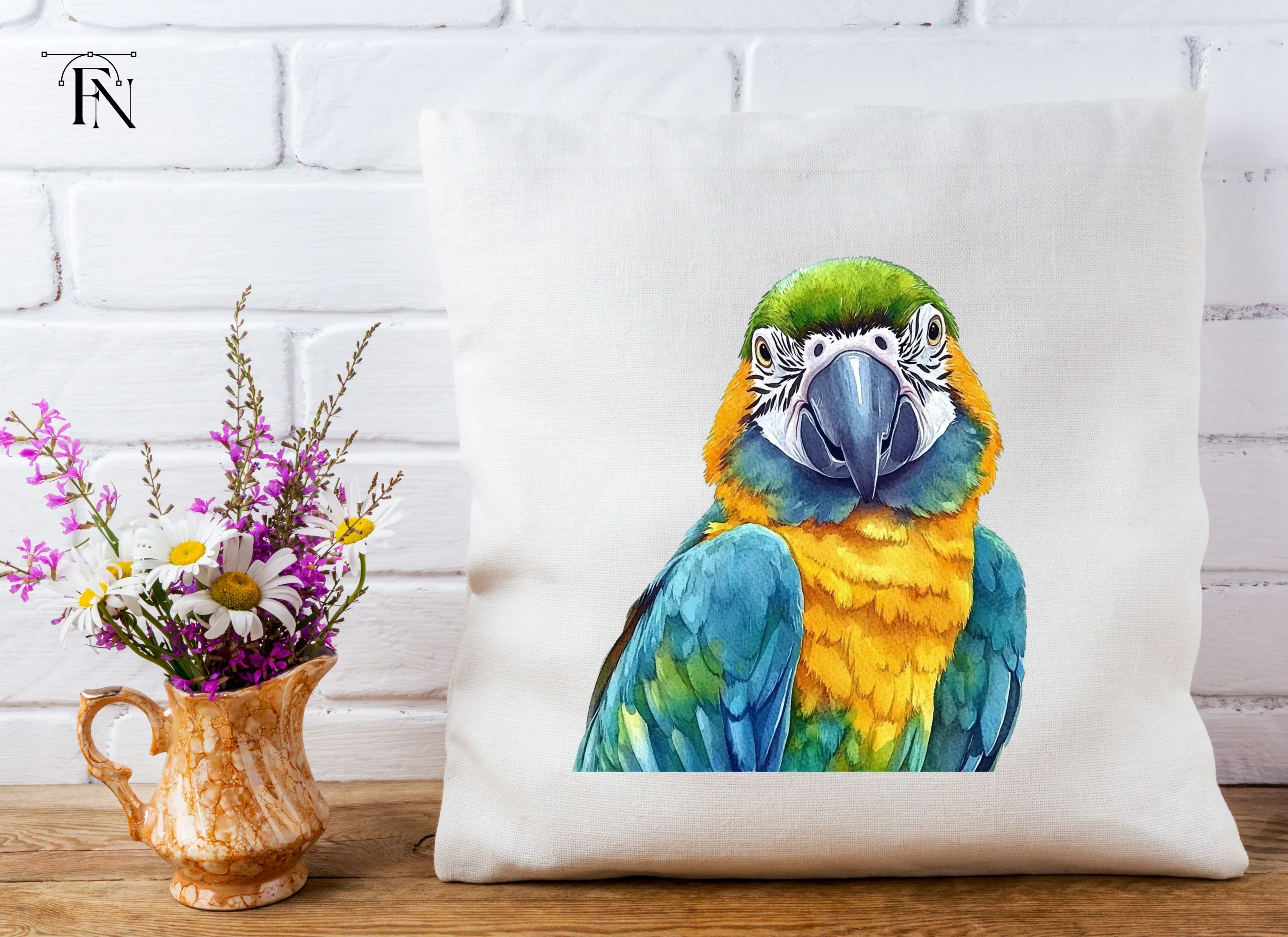 Vibrant Macaw Parrot Clipart Bundle - Image 4