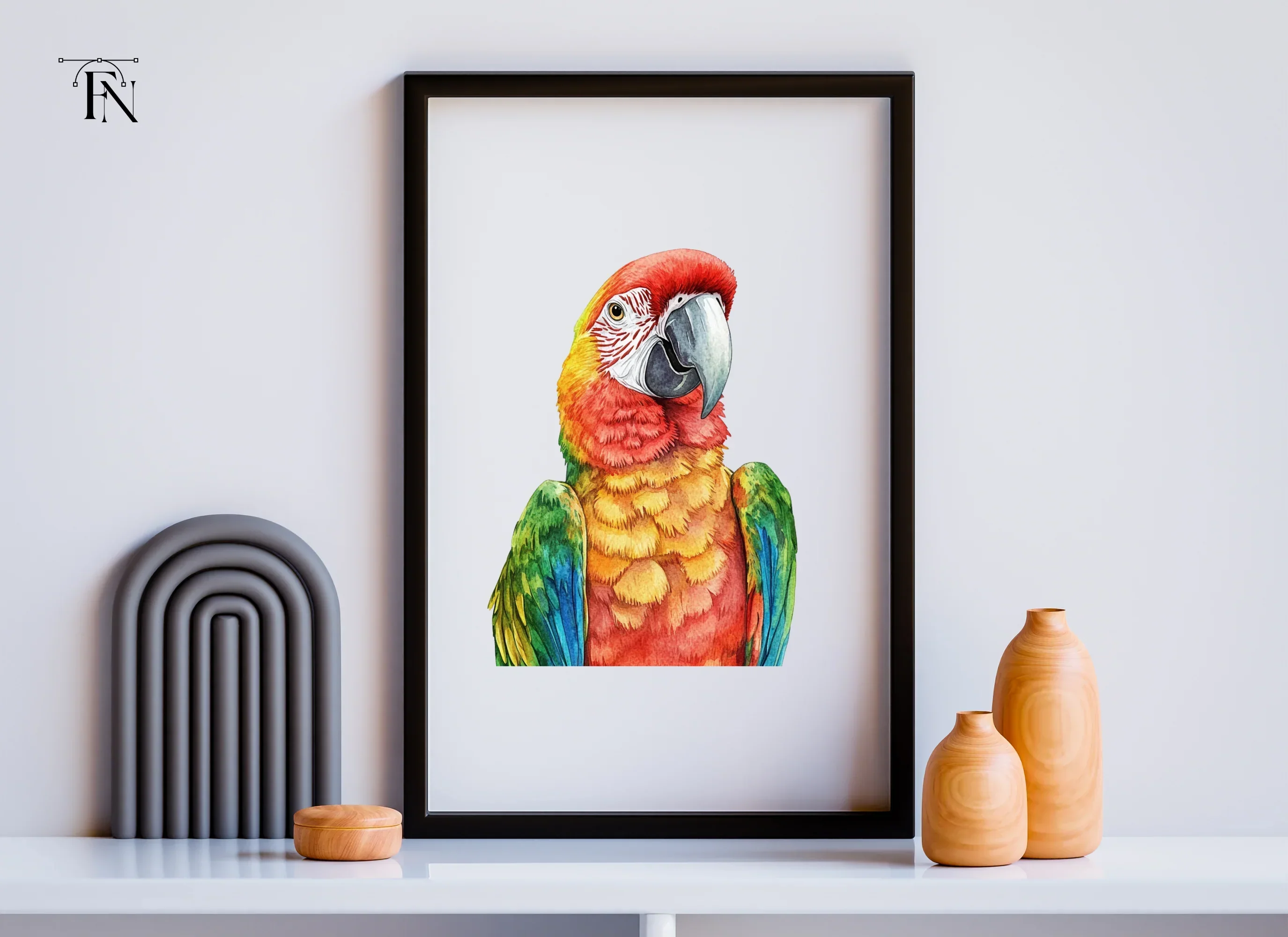 Vibrant Macaw Parrot Clipart Bundle - Image 5