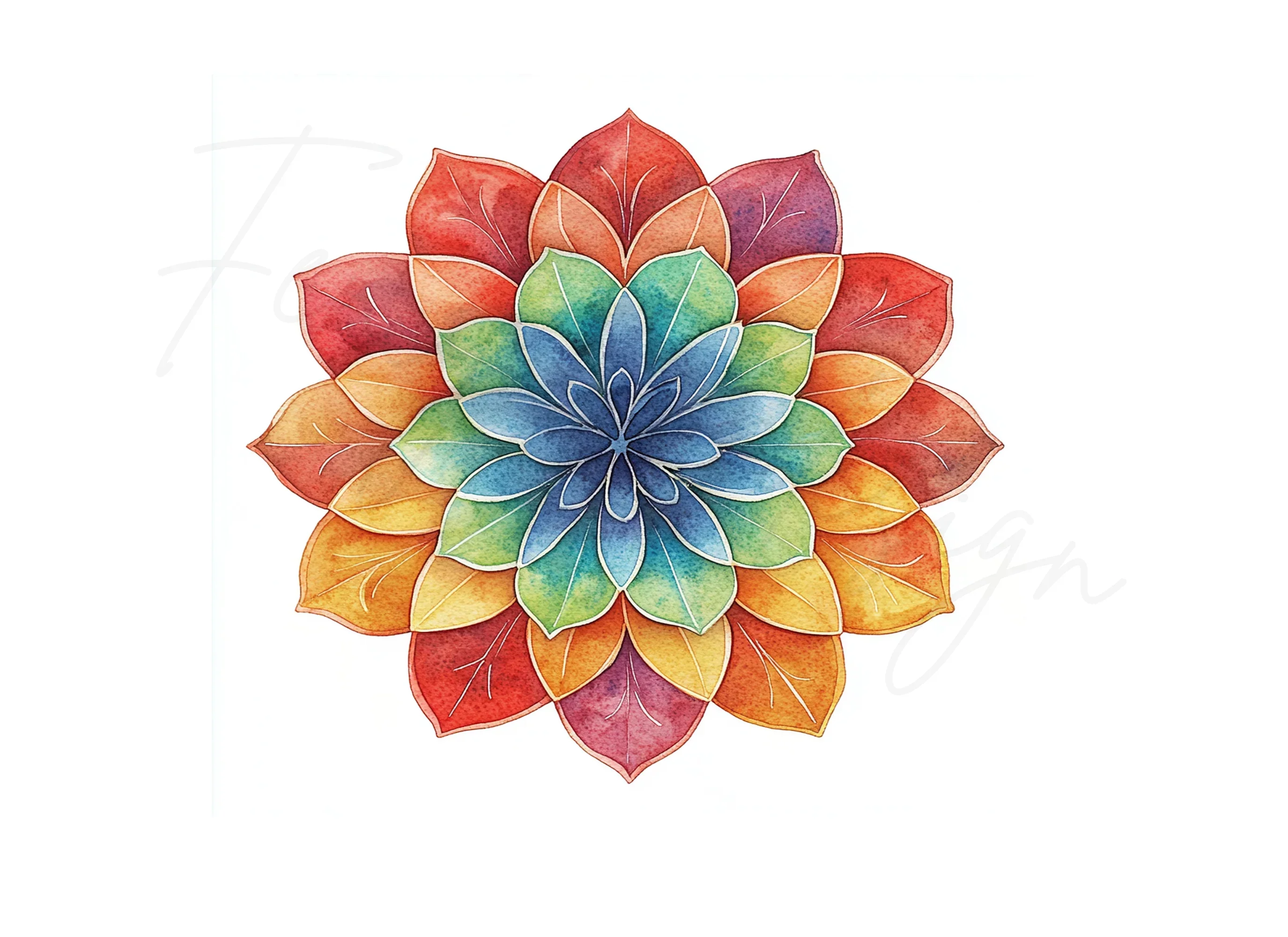 Vibrant Mandala Clipart Bundle - Image 3