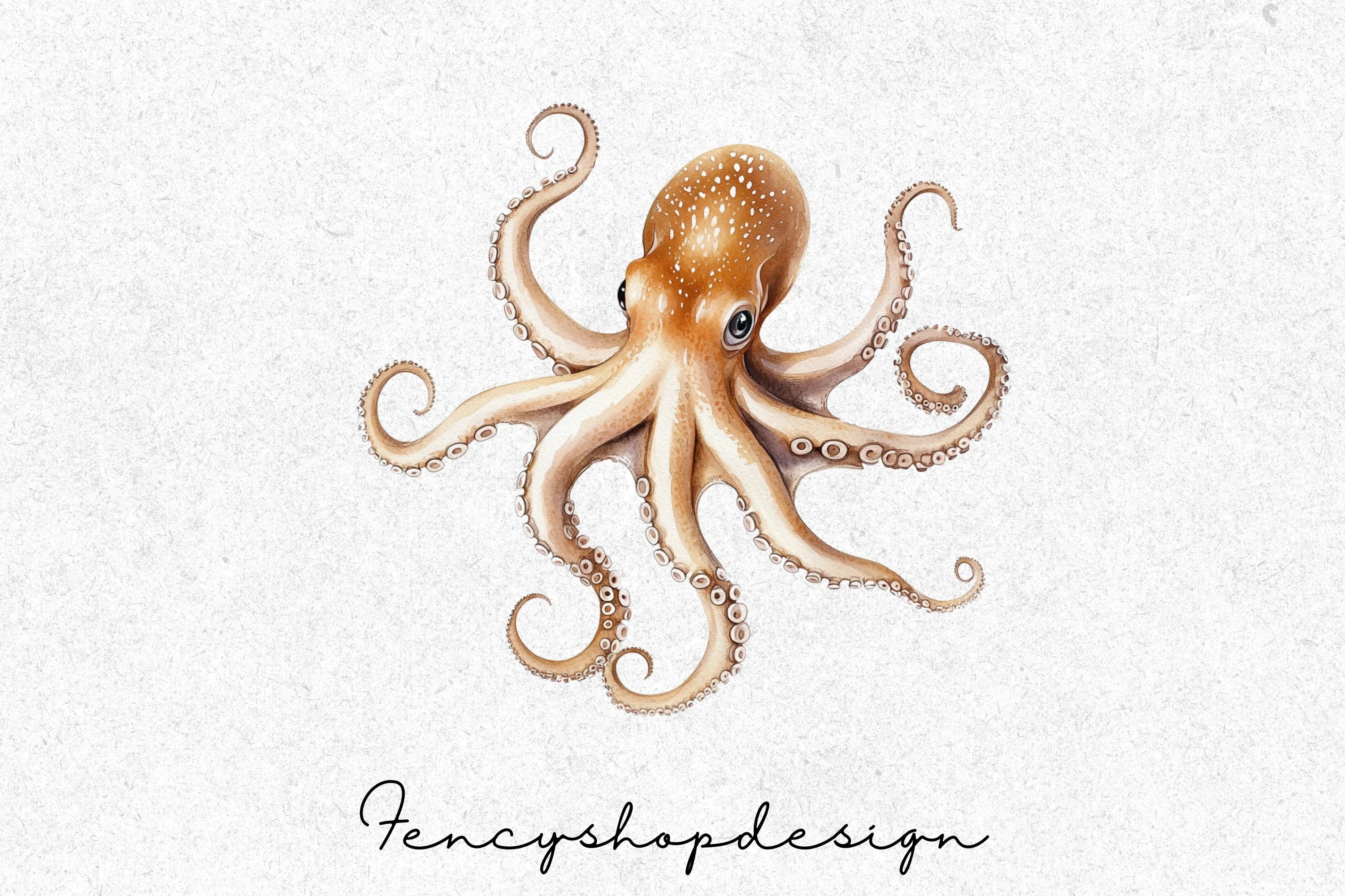 Vibrant Octopus Clipart Bundle - Image 4