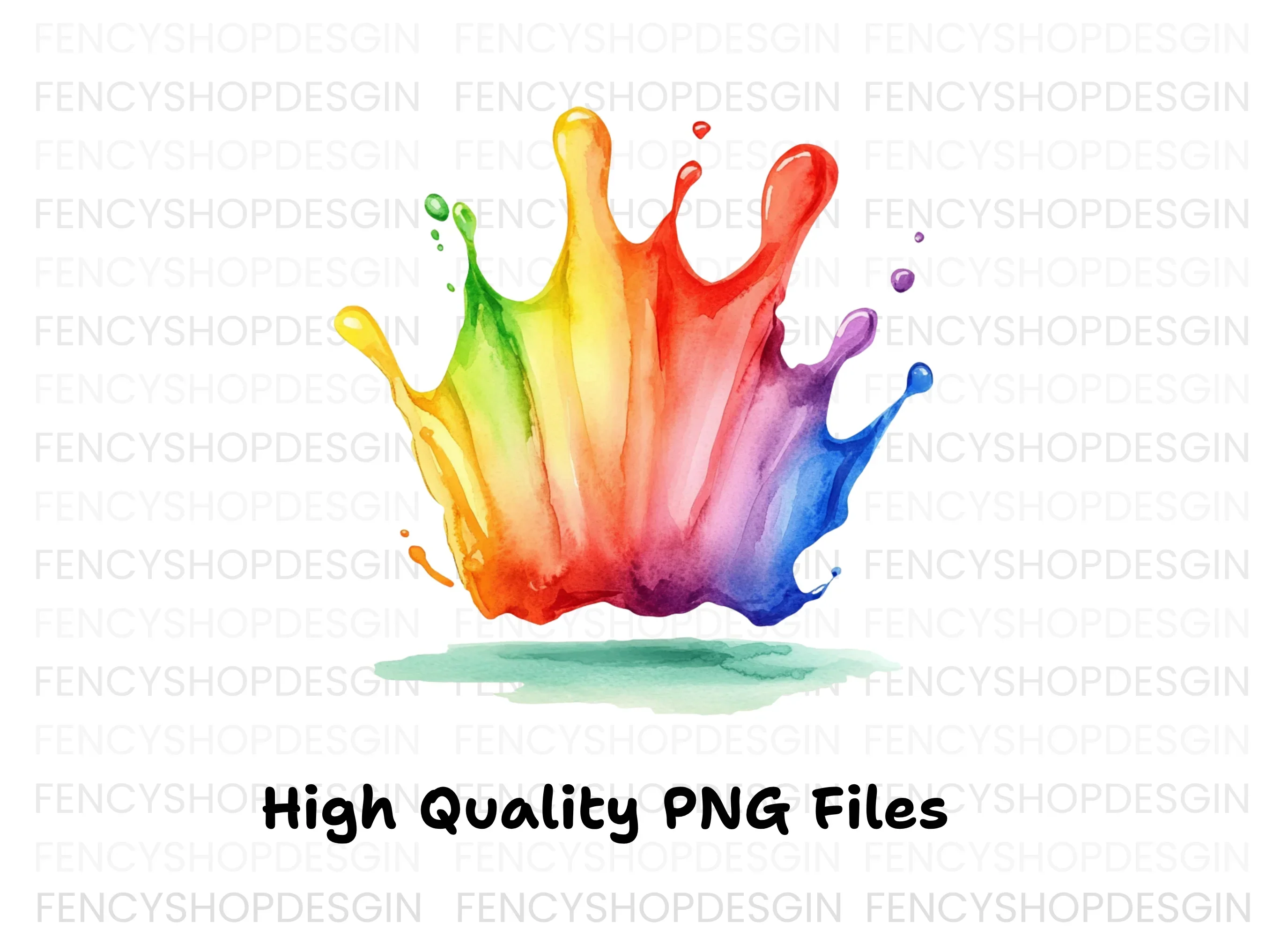 Vibrant Paint Splash Clipart Bundle - Image 3