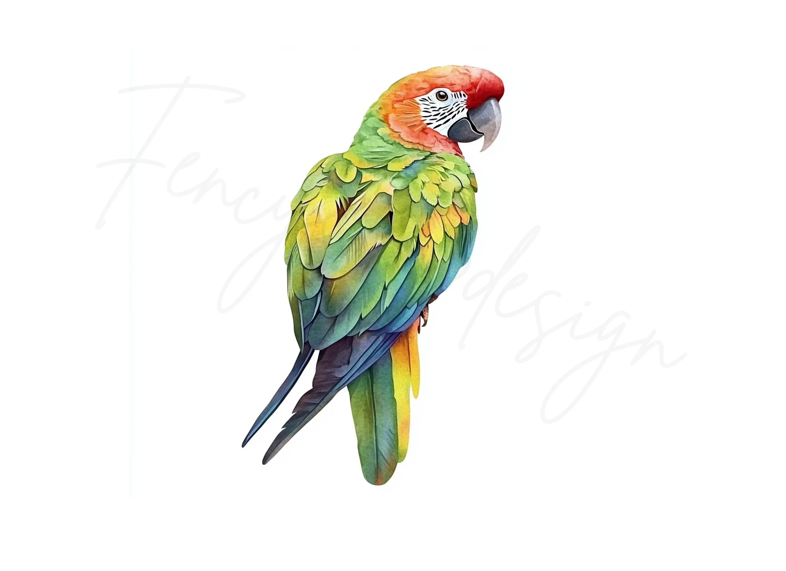 Vibrant Parrot Clipart Bundle - Image 3