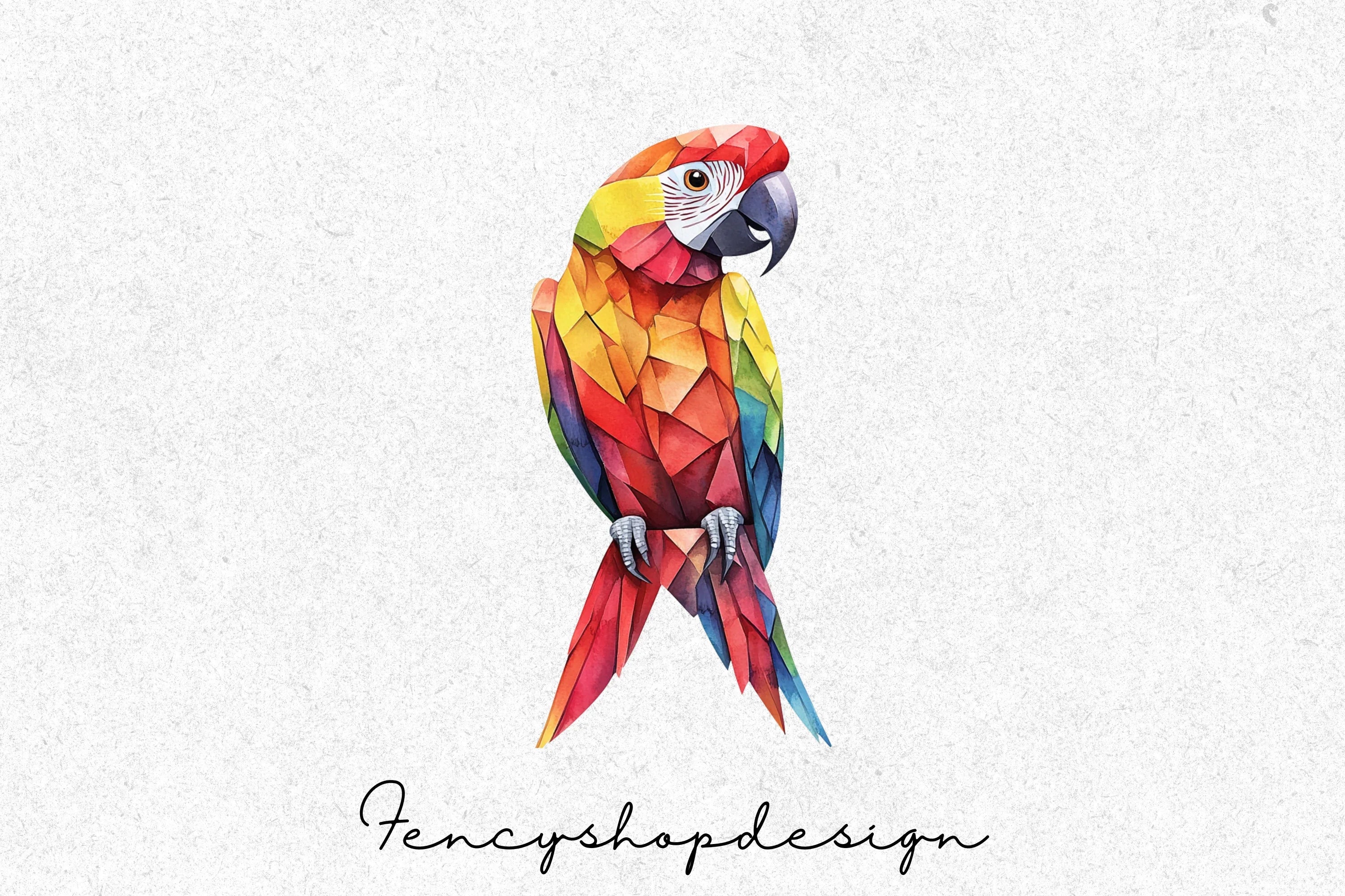 Vibrant Parrot Clipart Bundle - Image 7