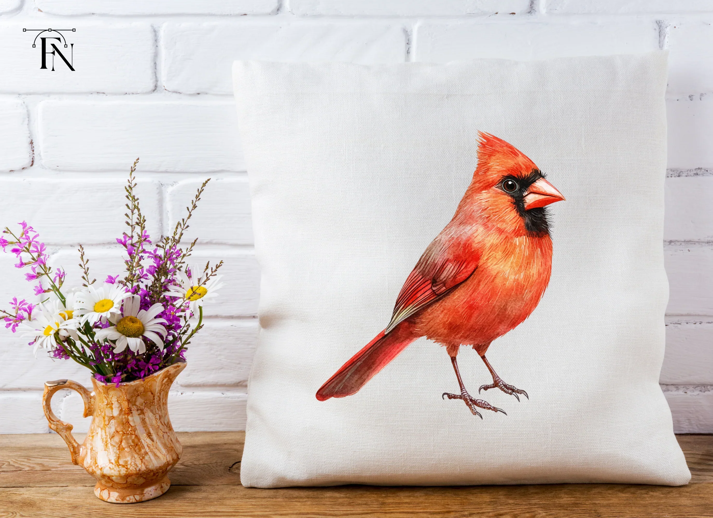 Vibrant Red Cardinal Bird Clipart Bundle - Image 5