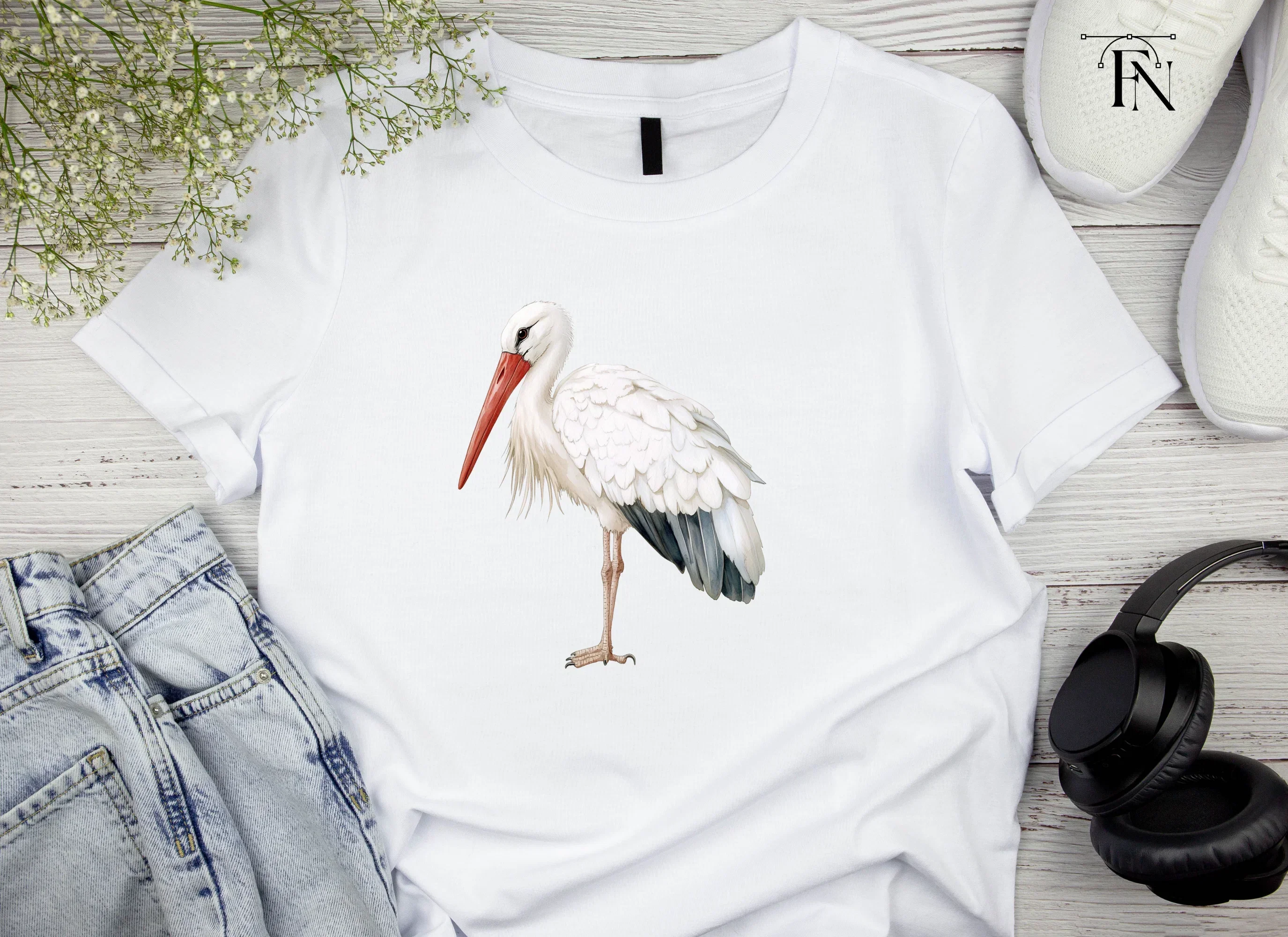 Vibrant Stork Designs Clipart Bundle - Image 4