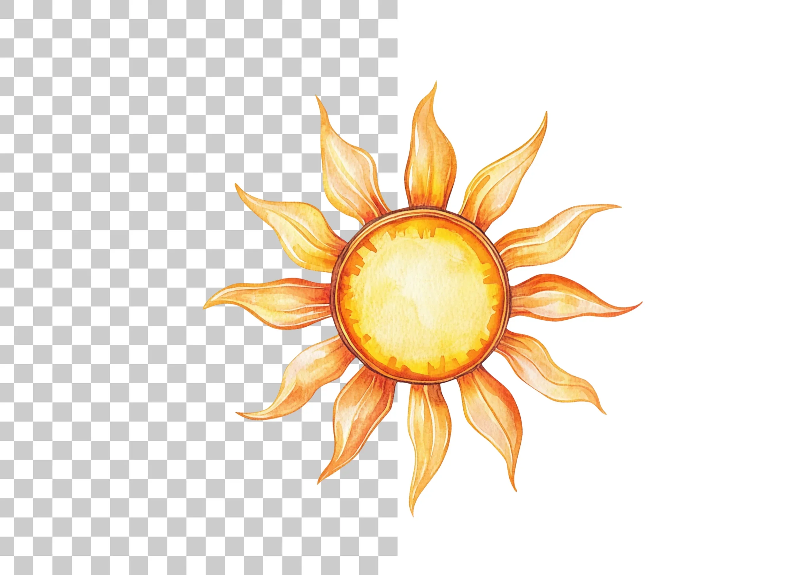 Vibrant Sun Clipart Bundle - Image 6