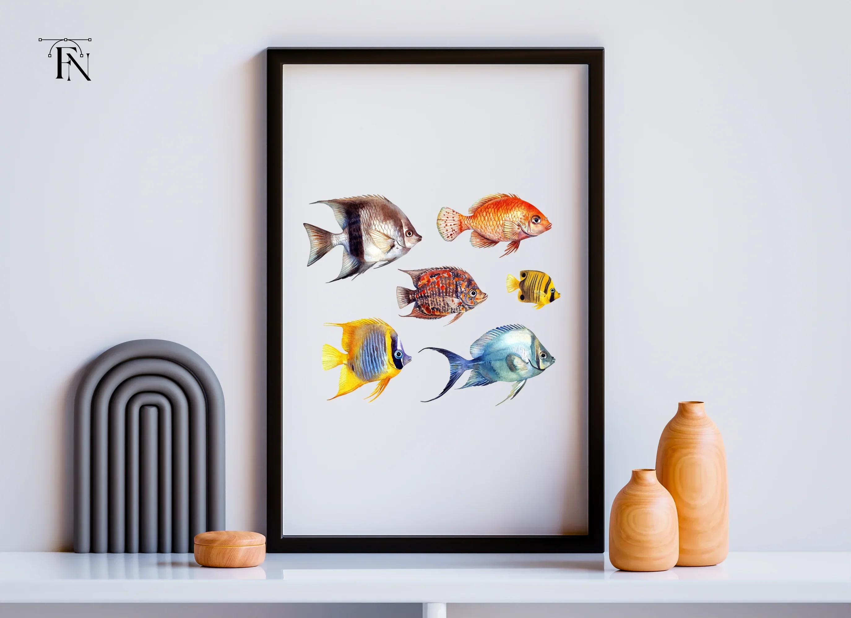 Vibrant Tropical Fish Clipart Bundle - Image 3