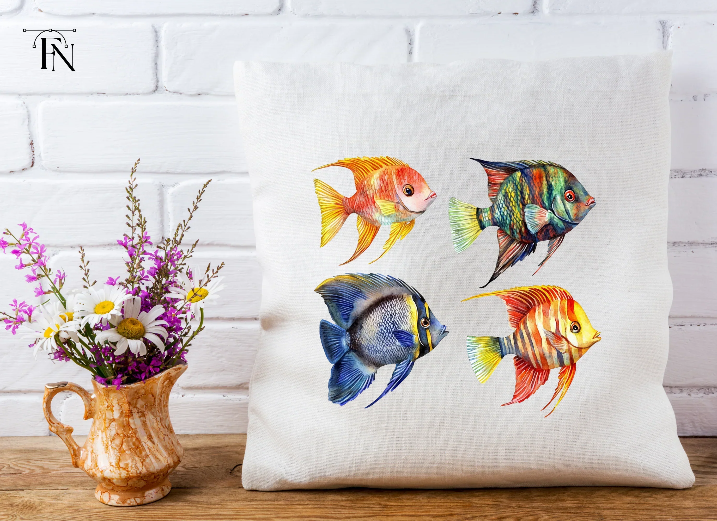 Vibrant Tropical Fish Clipart Bundle - Image 4