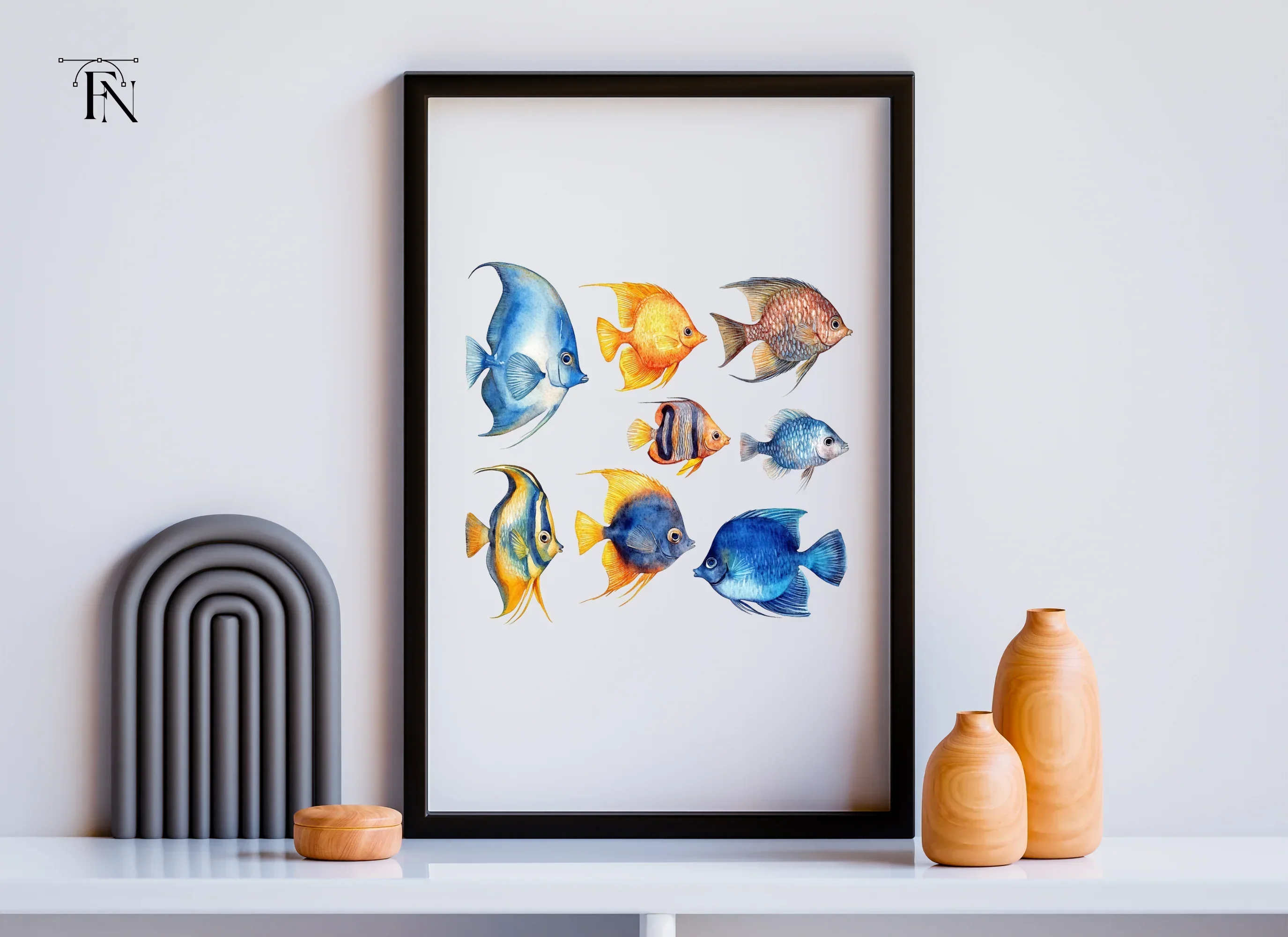 Vibrant Tropical Fish Clipart Bundle - Image 6