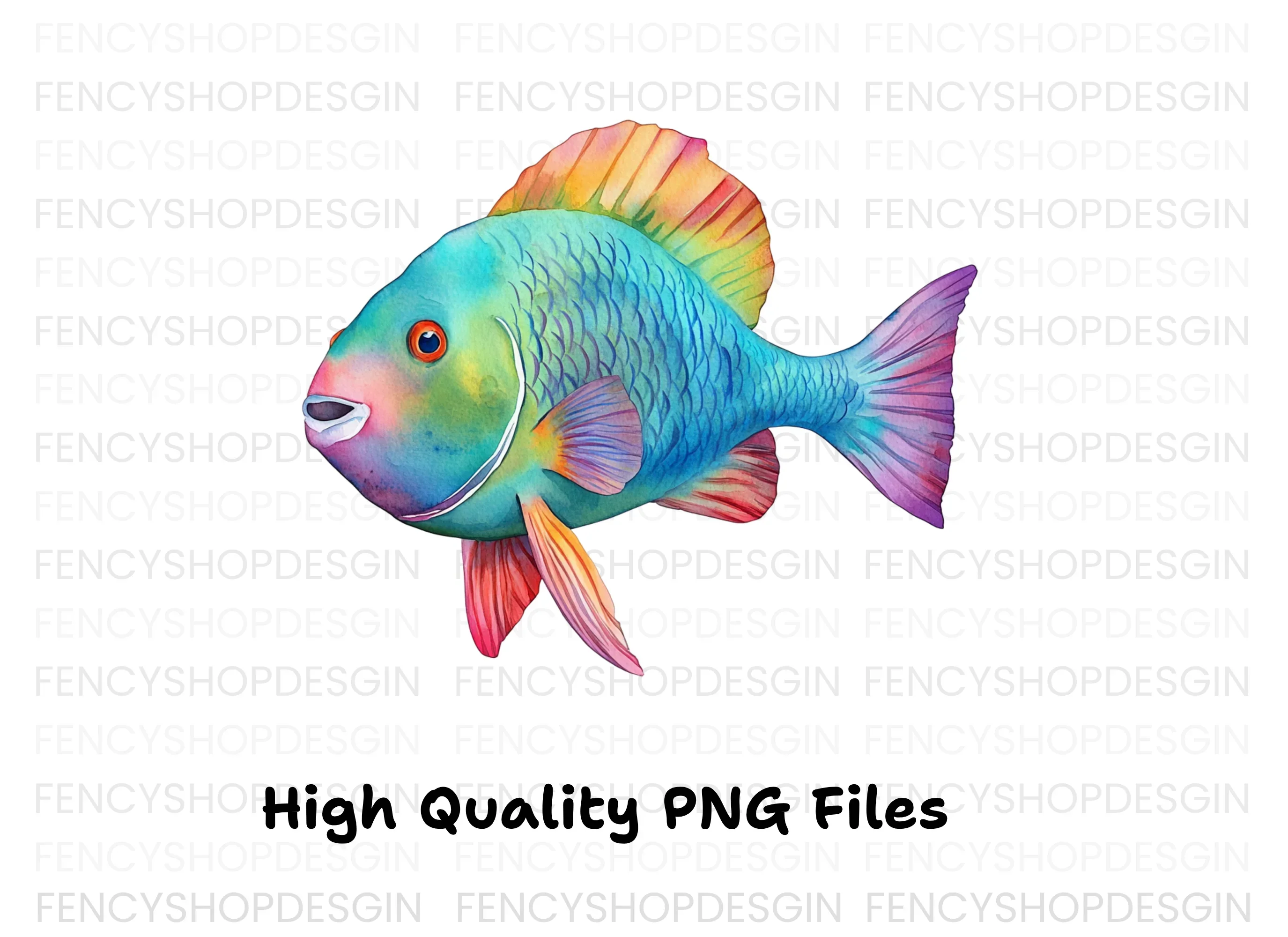 Vibrant Tropical Fish Clipart Bundle - Image 3