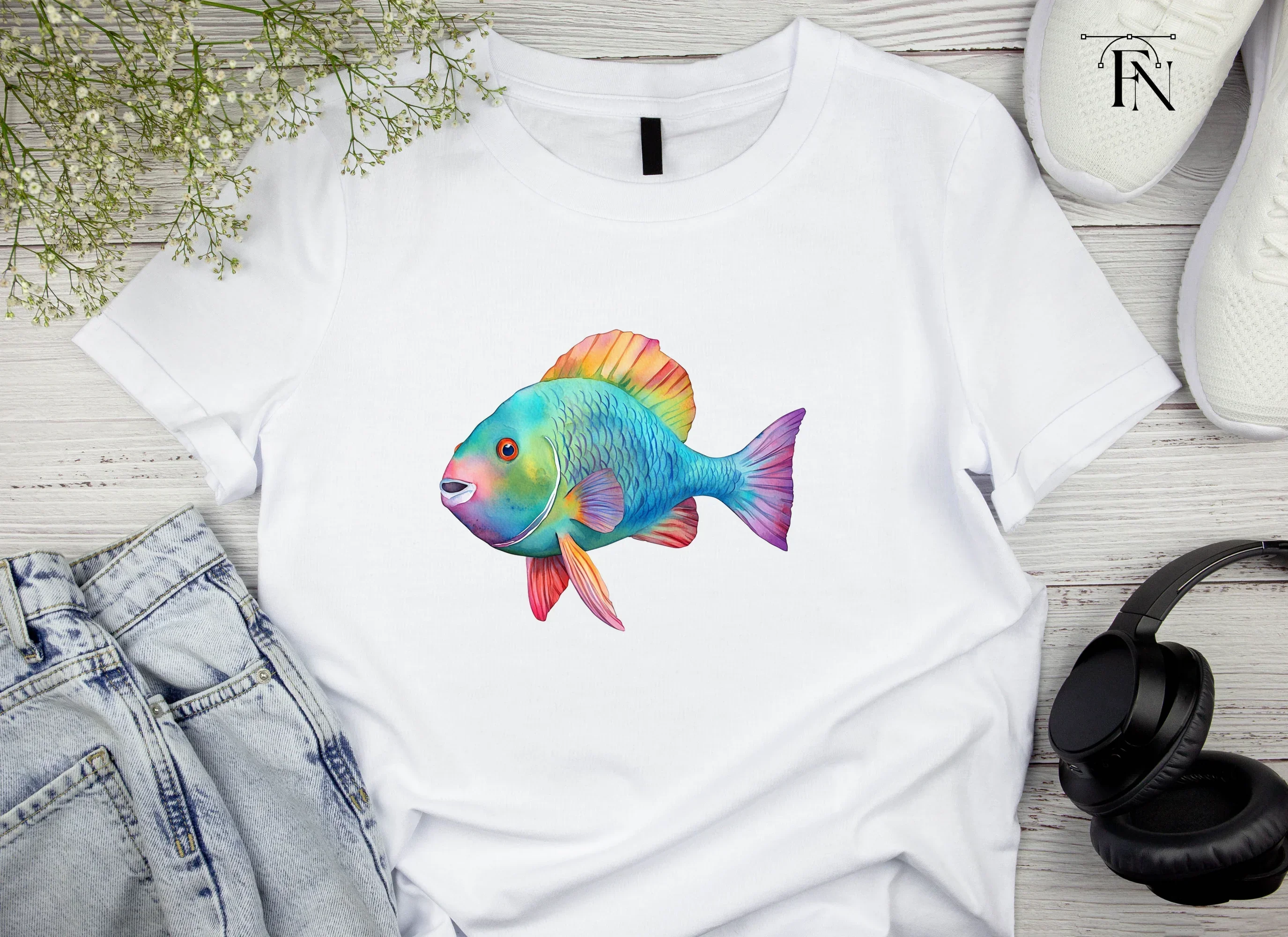 Vibrant Tropical Fish Clipart Bundle - Image 4