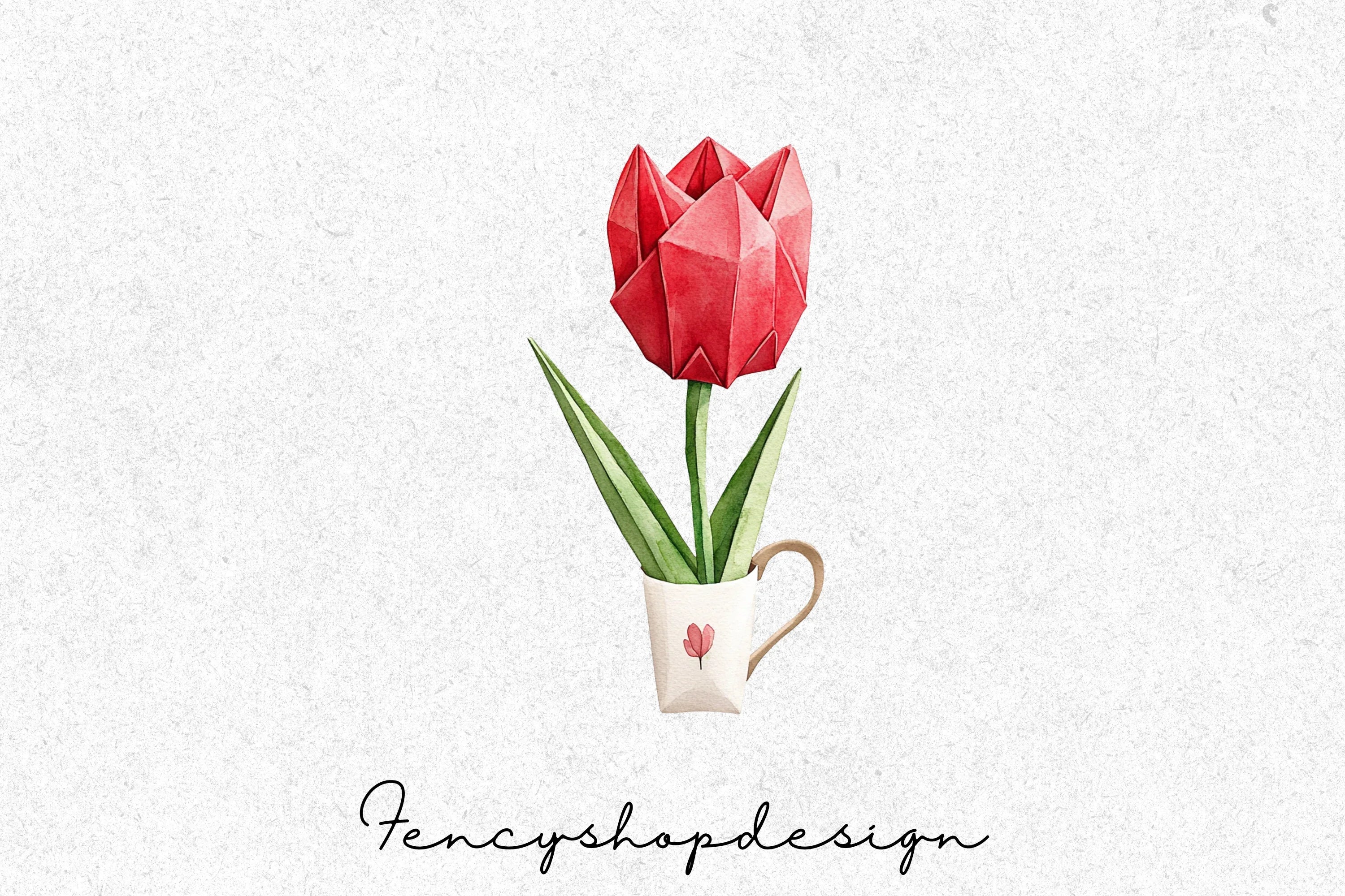 Vibrant Tulip Illustrations Clipart Bundle - Image 7