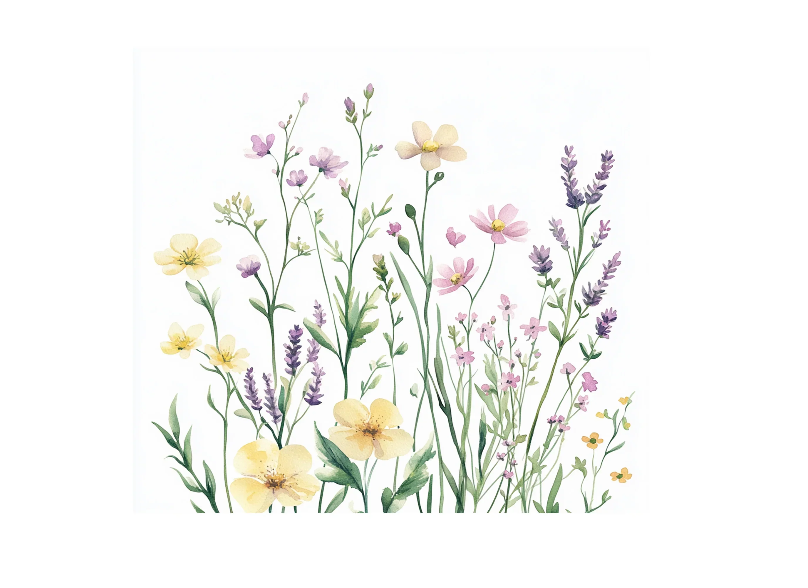 Vibrant Wildflower Clipart Bundle - Image 3
