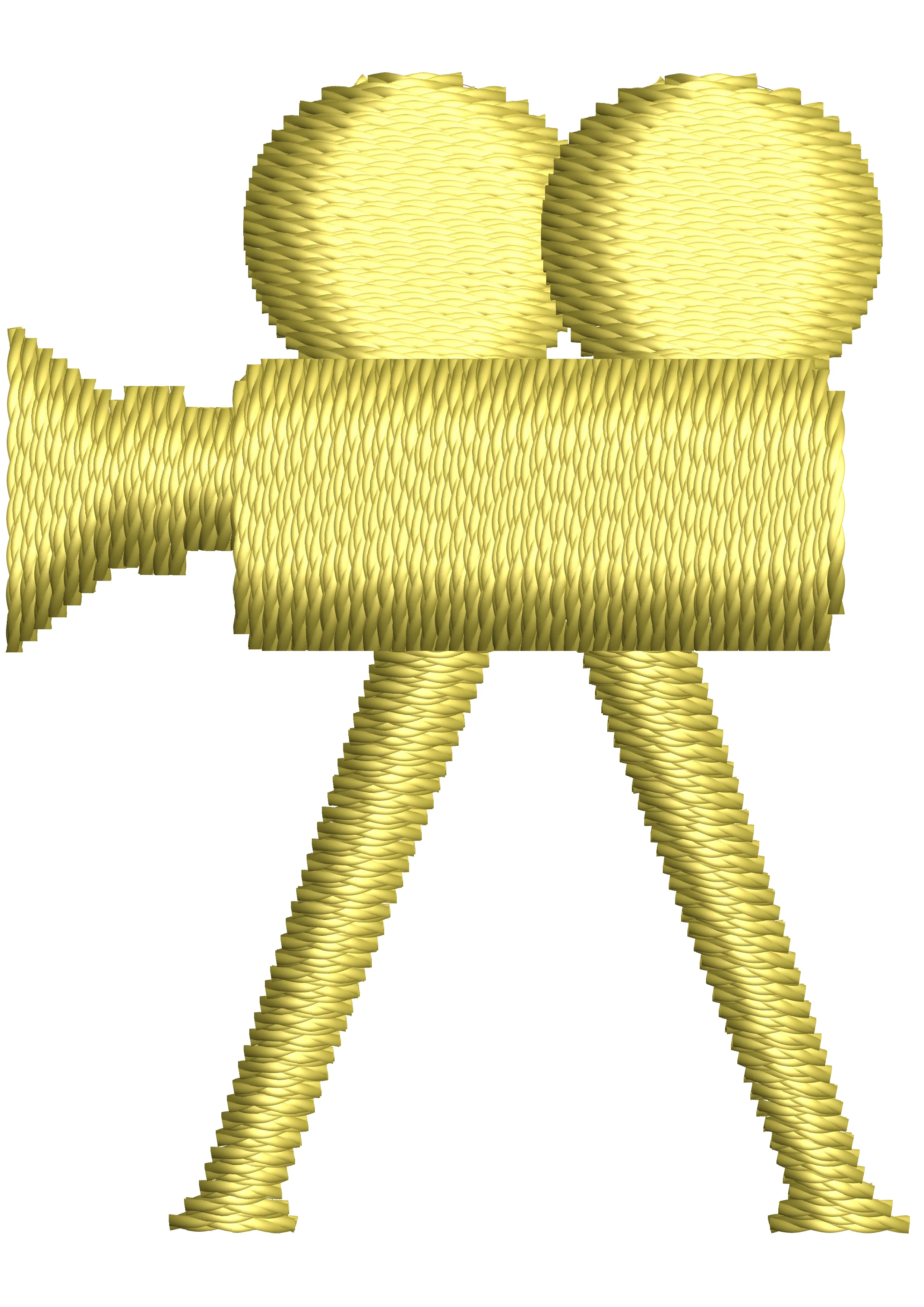 Video Cam Embroidery Design