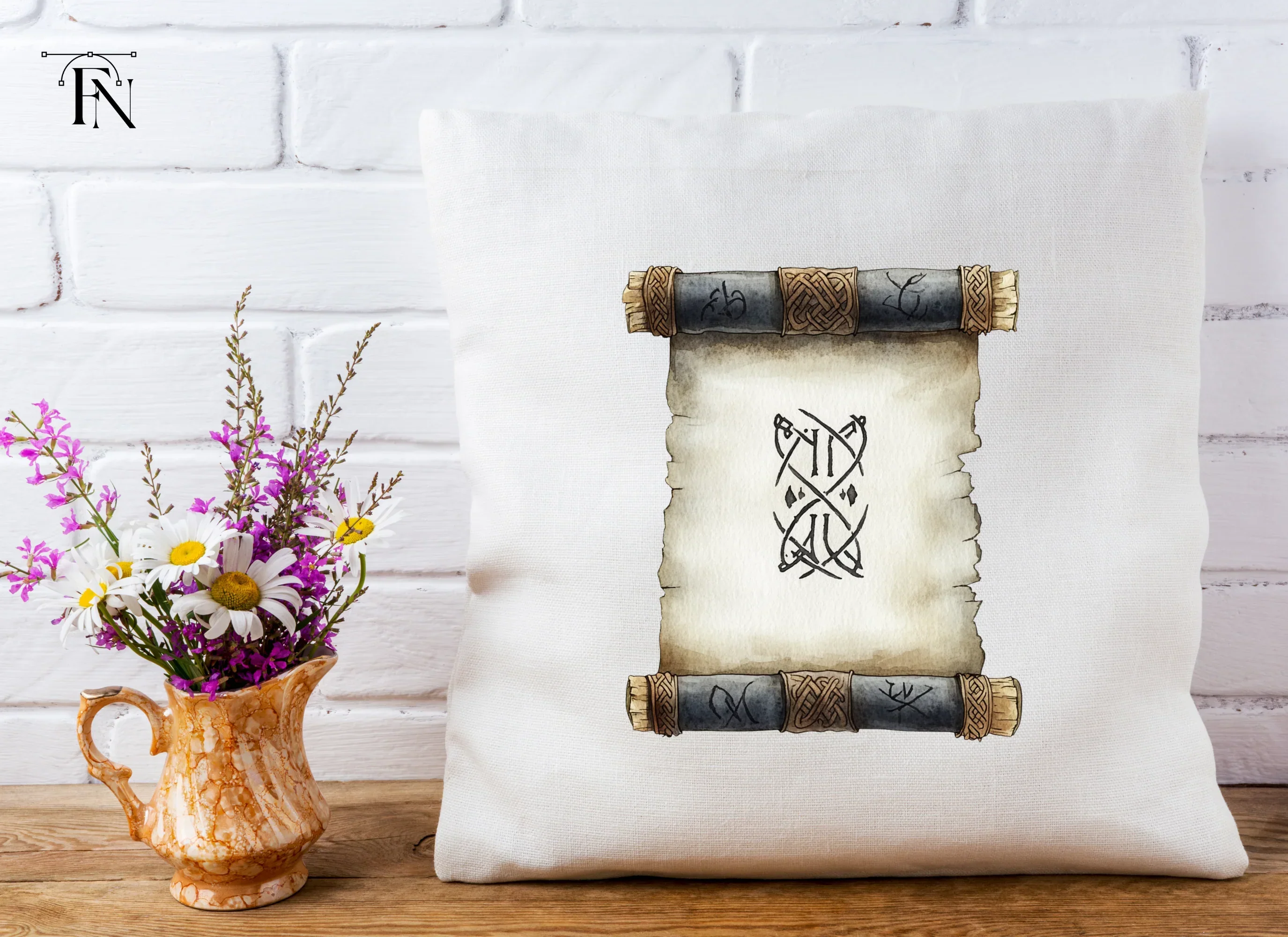 Viking Scroll Runic Symbol Clipart Bundle - Image 4