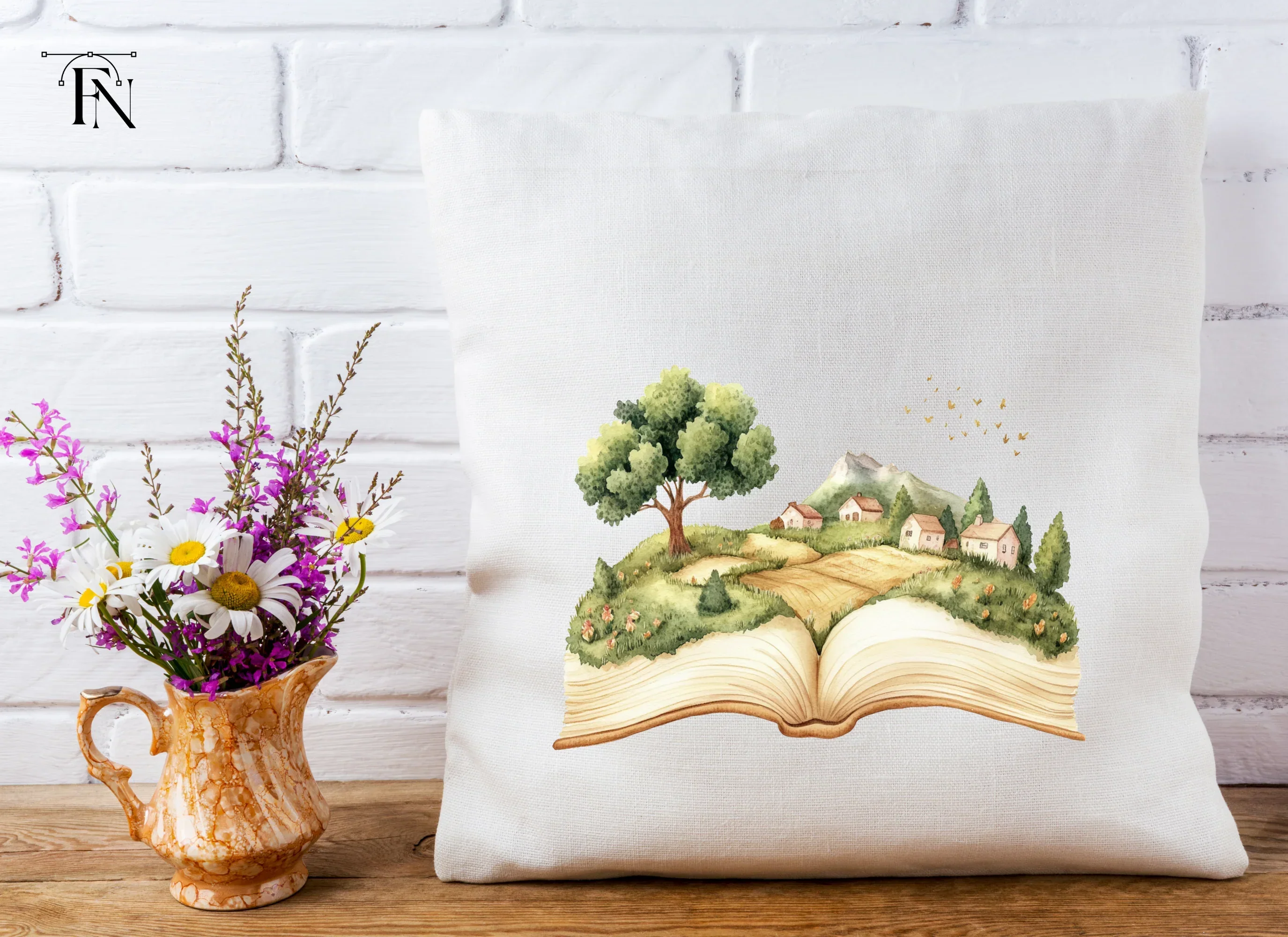 Village Scene Storybook Clipart Bundle - Image 5