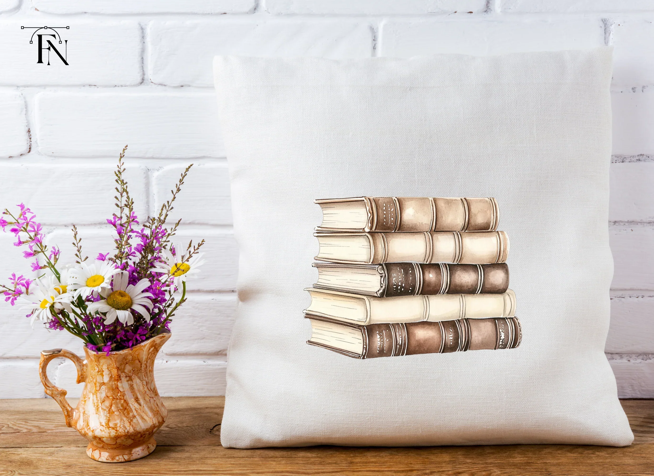 Vintage Book Stacks Clipart Bundle - Image 5