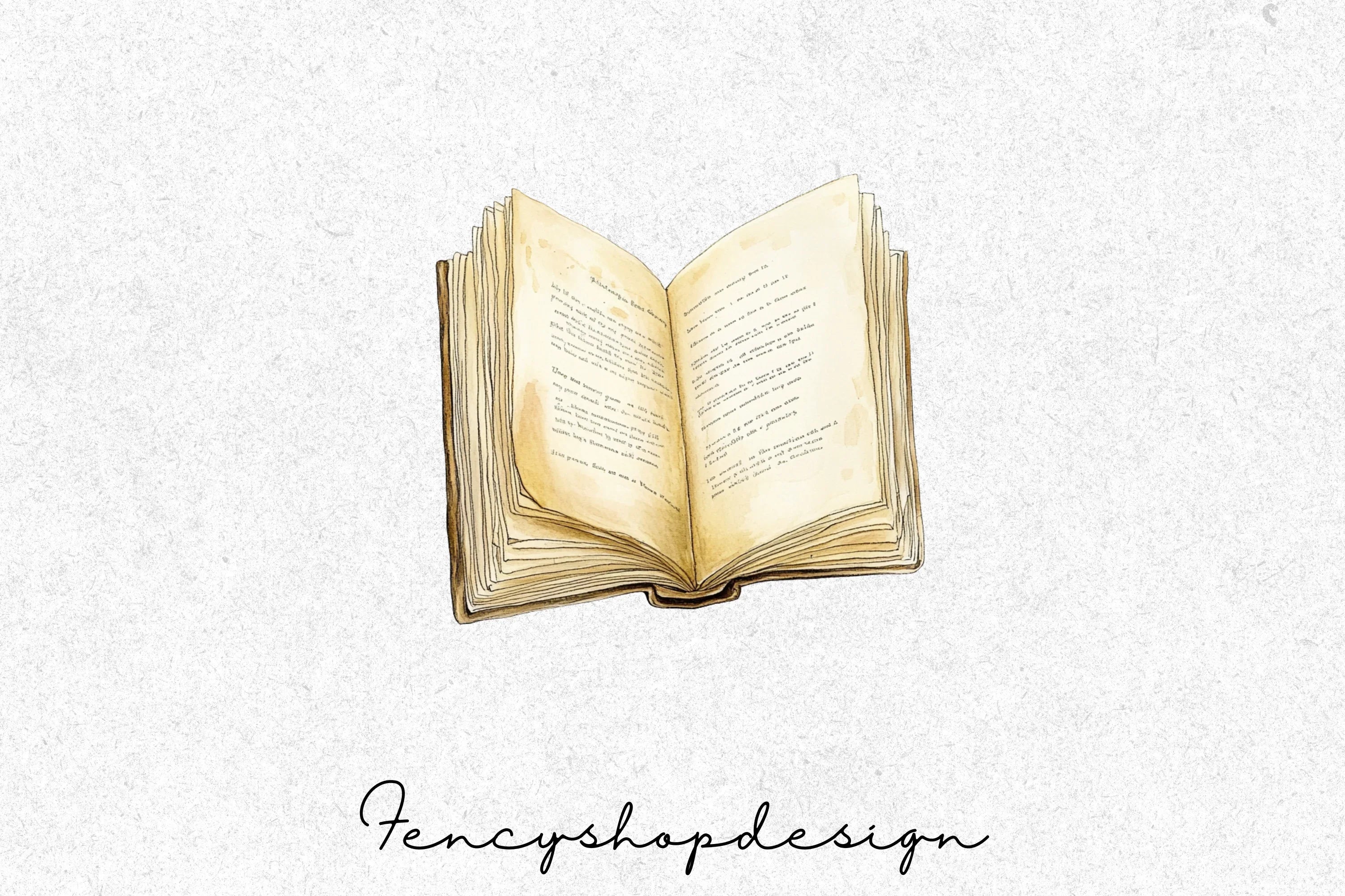 Vintage Books Clipart Bundle - Image 6