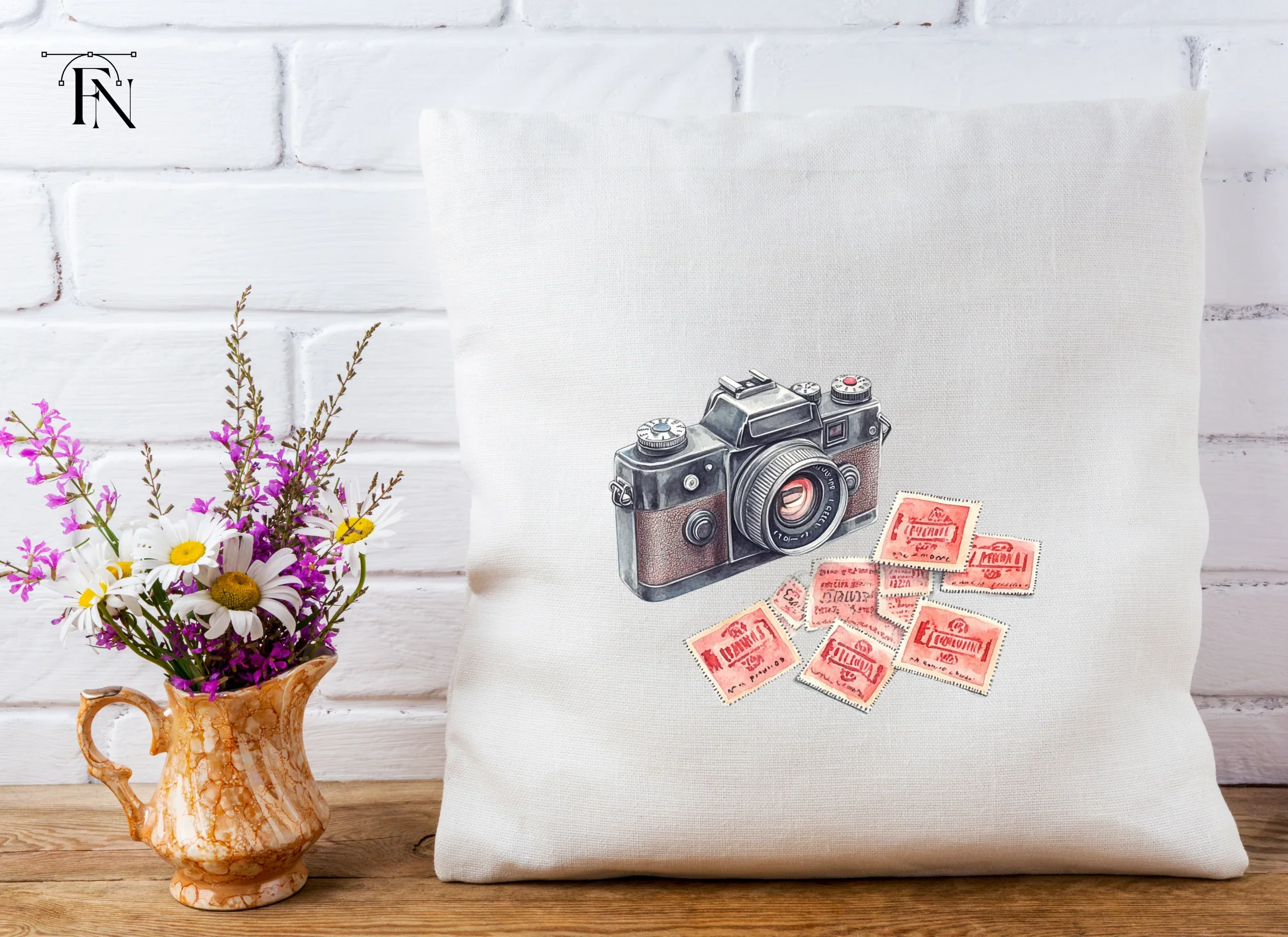 Vintage Camera Stamp Clipart Bundle - Image 5