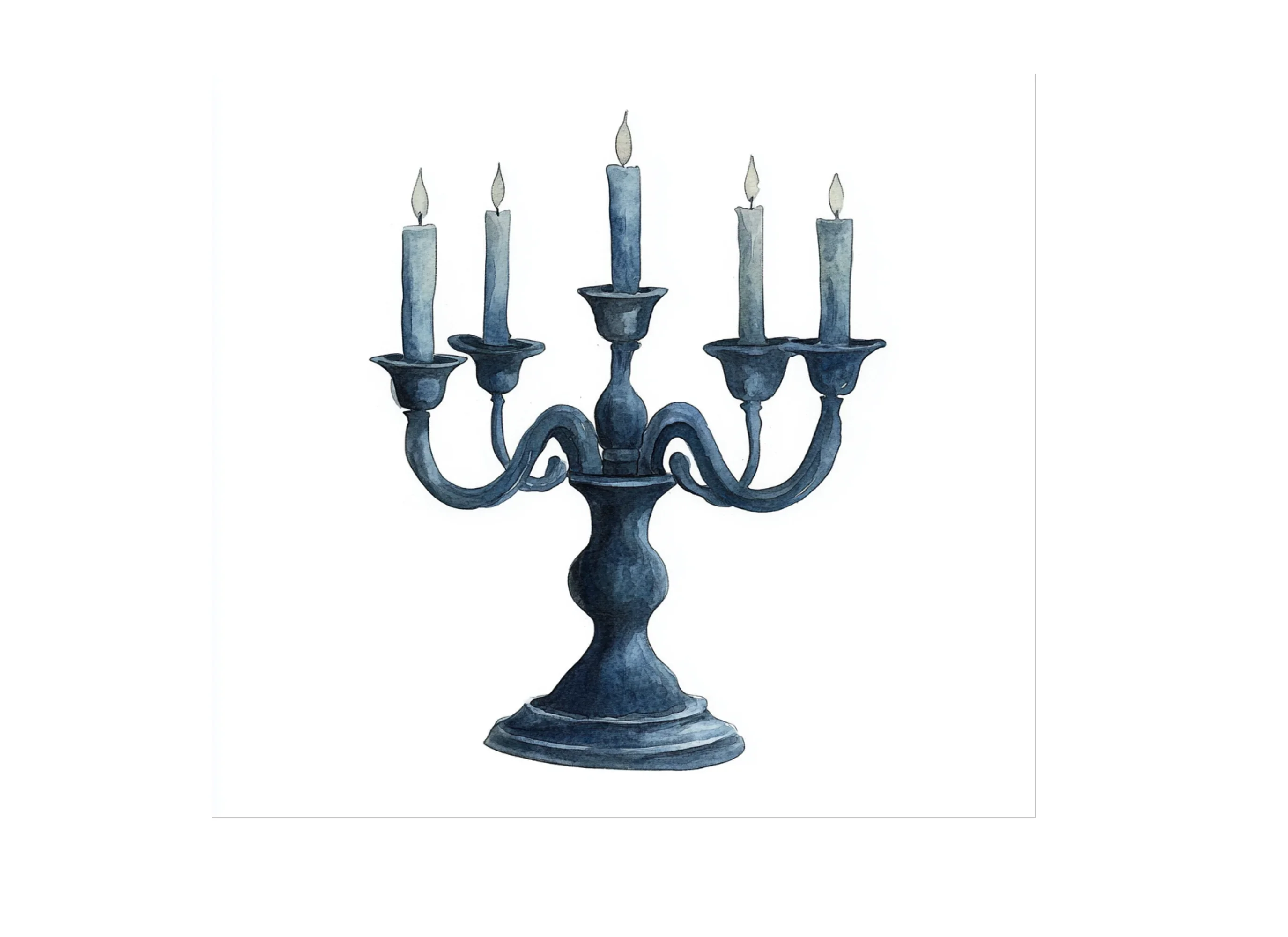 Vintage Candelabra Clipart Bundle - Image 2