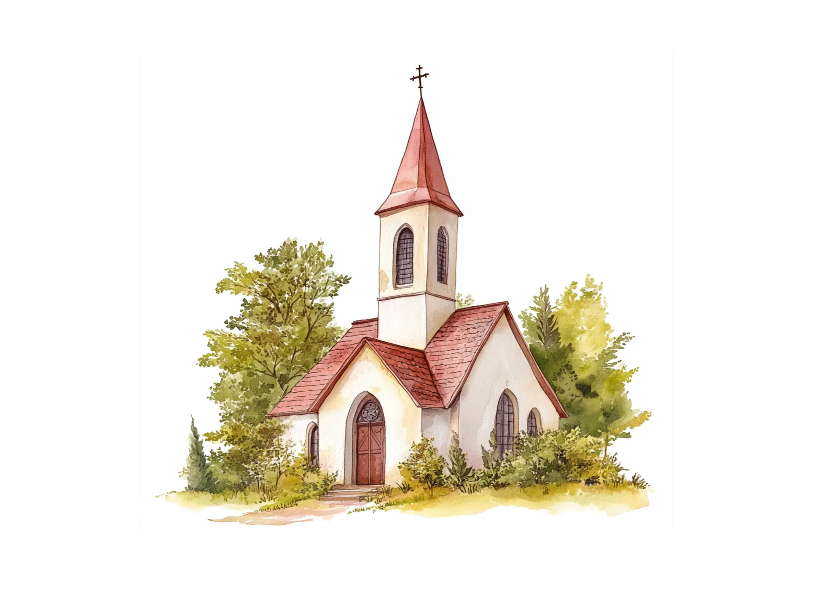 Vintage Church Clipart Bundle - Image 2