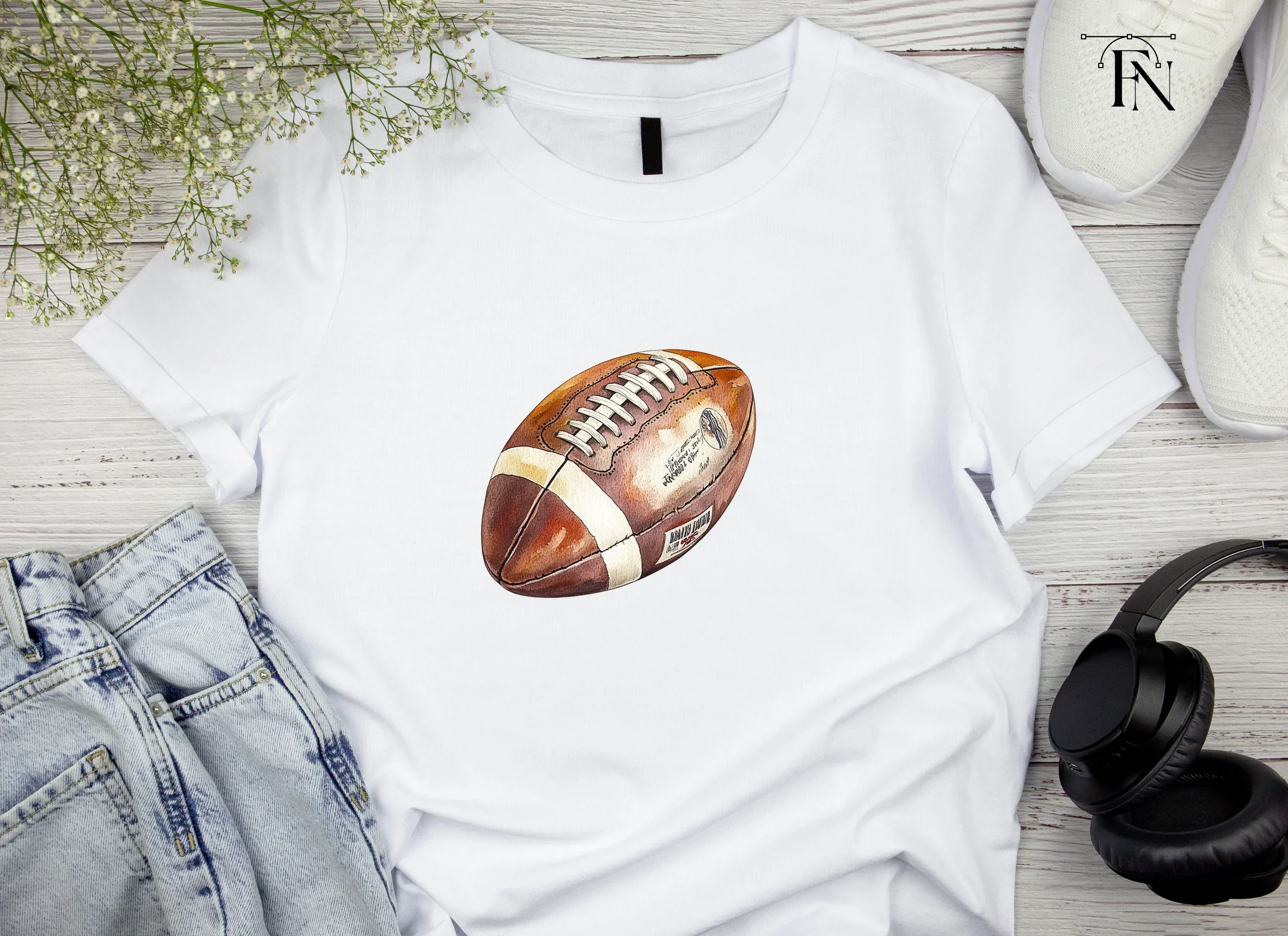 Vintage Football Clipart Bundle - Image 4