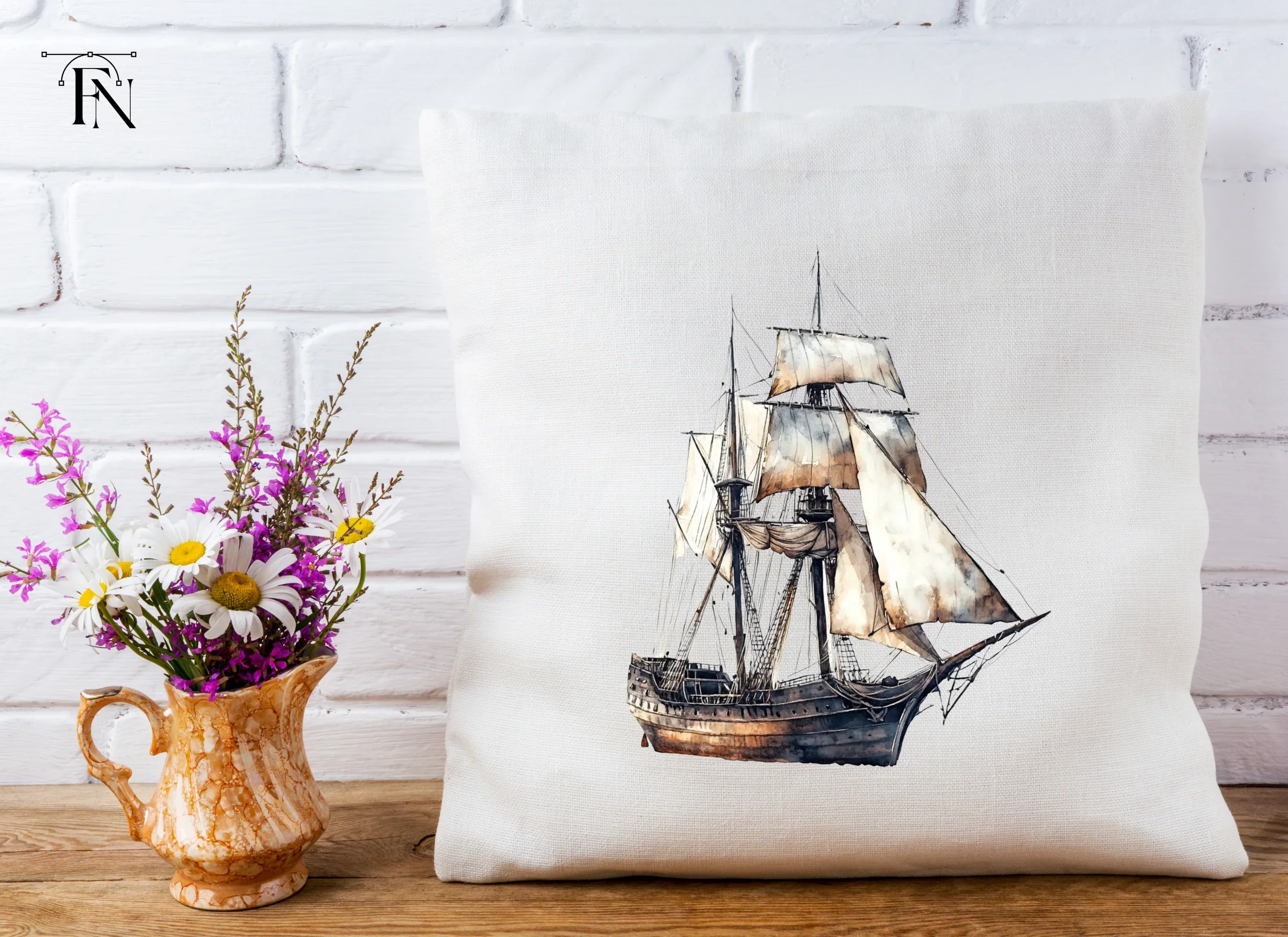 Vintage Galleon Ship Clipart Bundle - Image 5