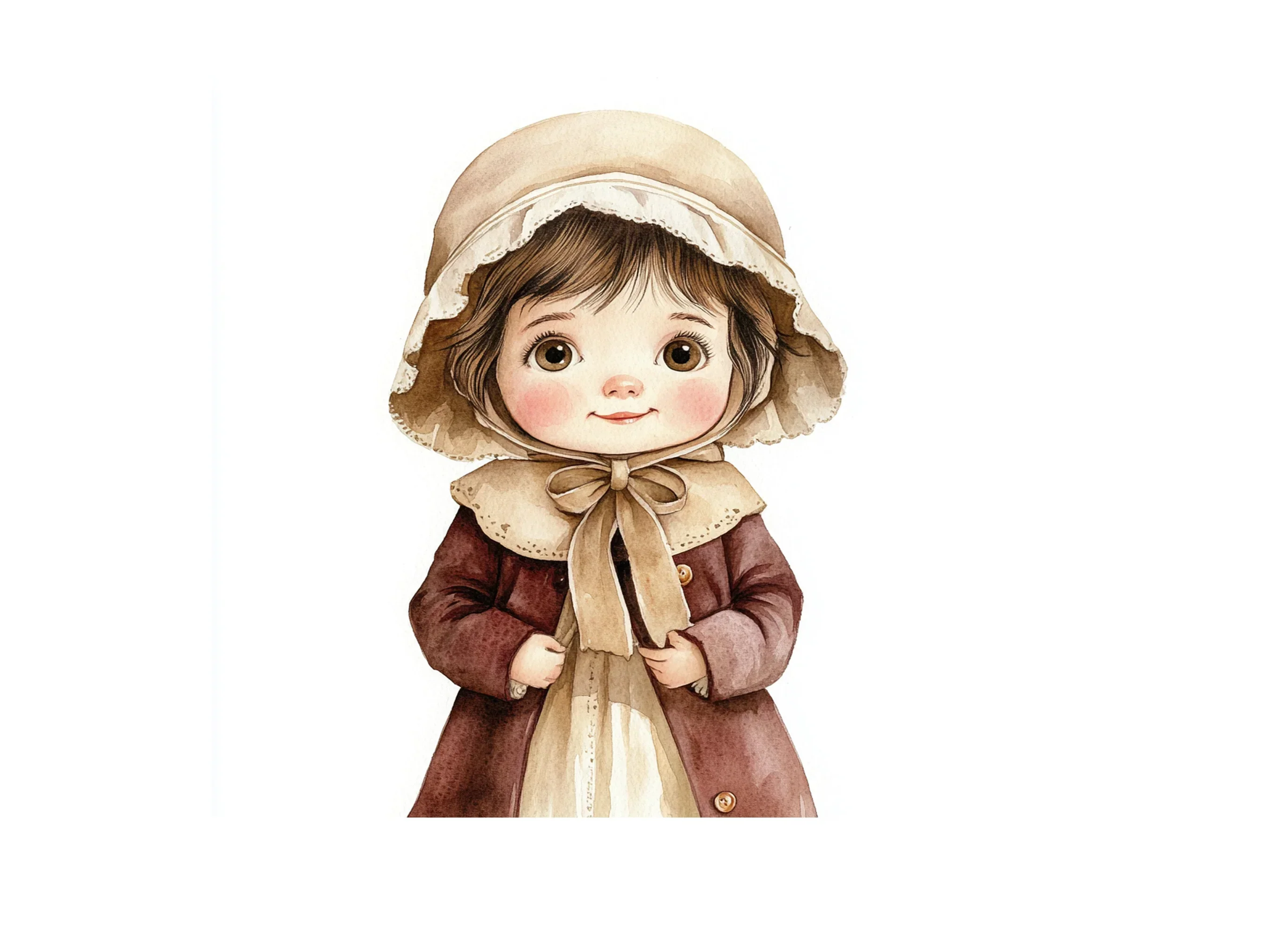 Vintage Girls Clipart Bundle - Image 2