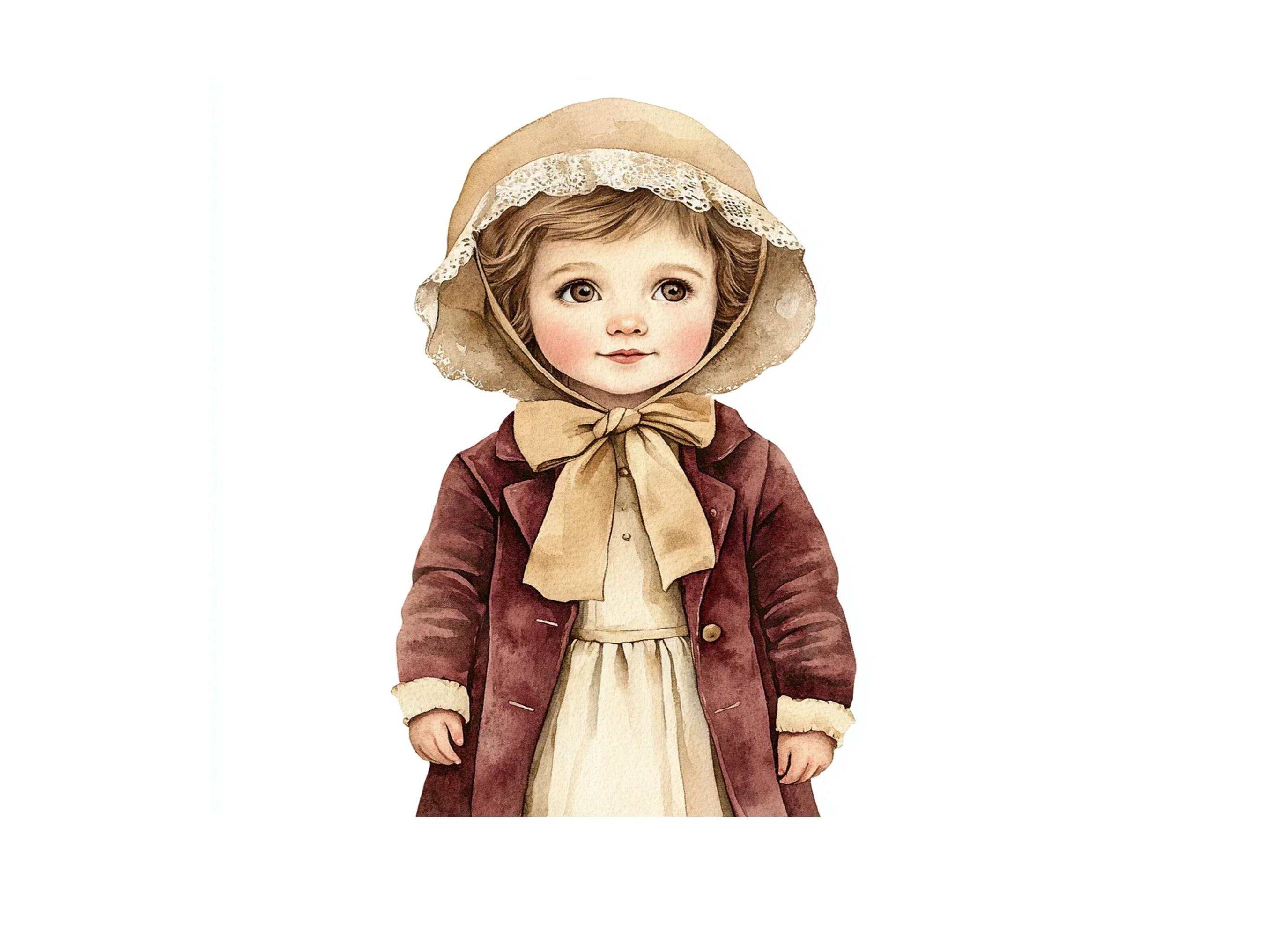 Vintage Girls Clipart Bundle - Image 3