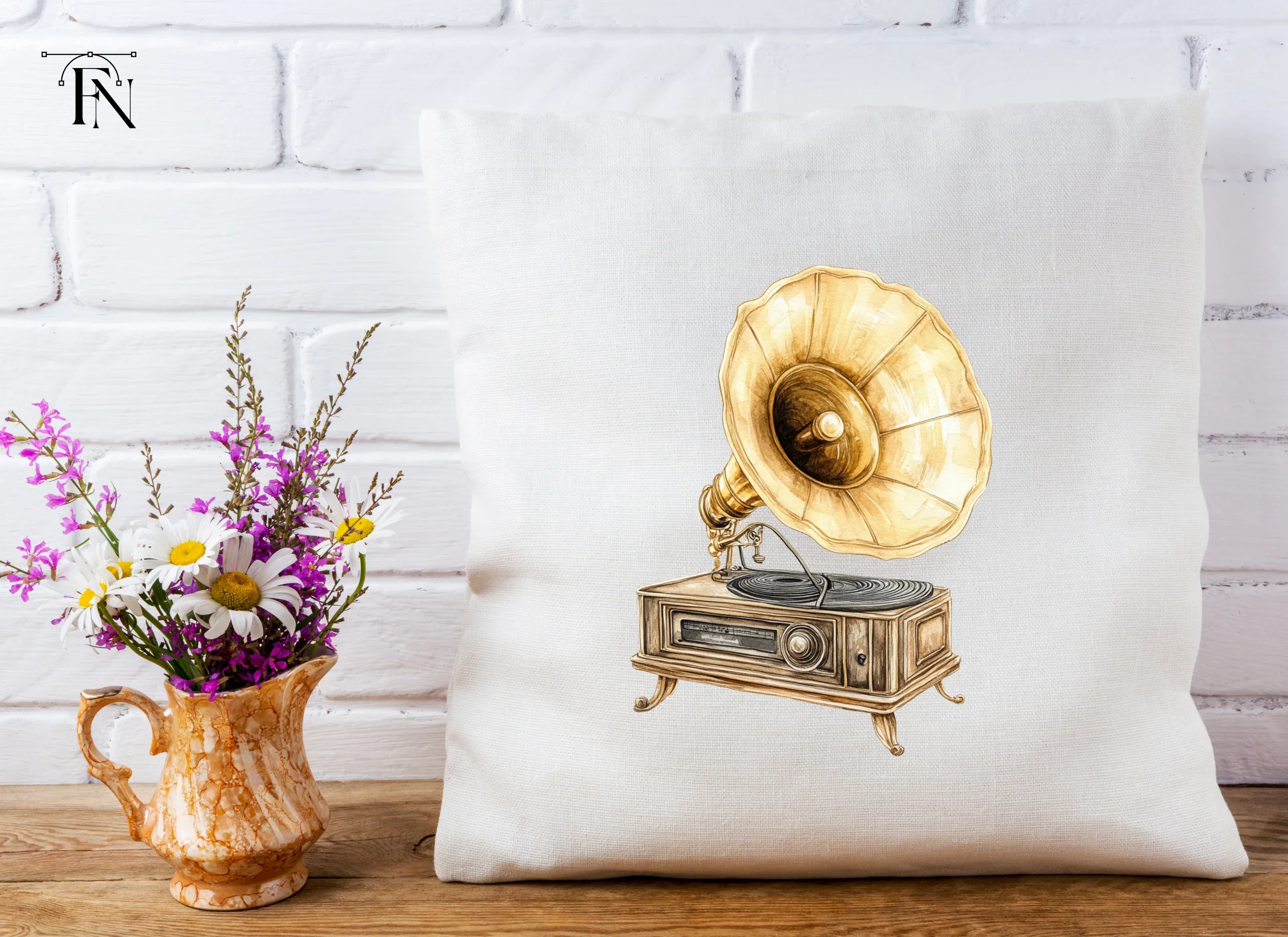 Vintage Gramophone Clipart Bundle - Image 4