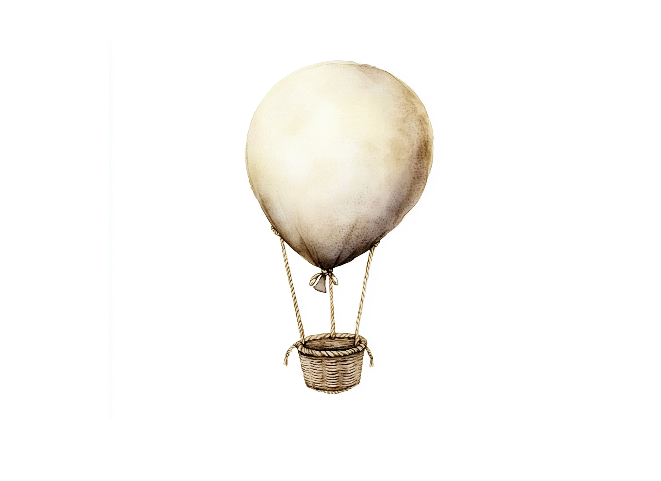 Vintage Hot Air Balloon Clipart Bundle - Image 2