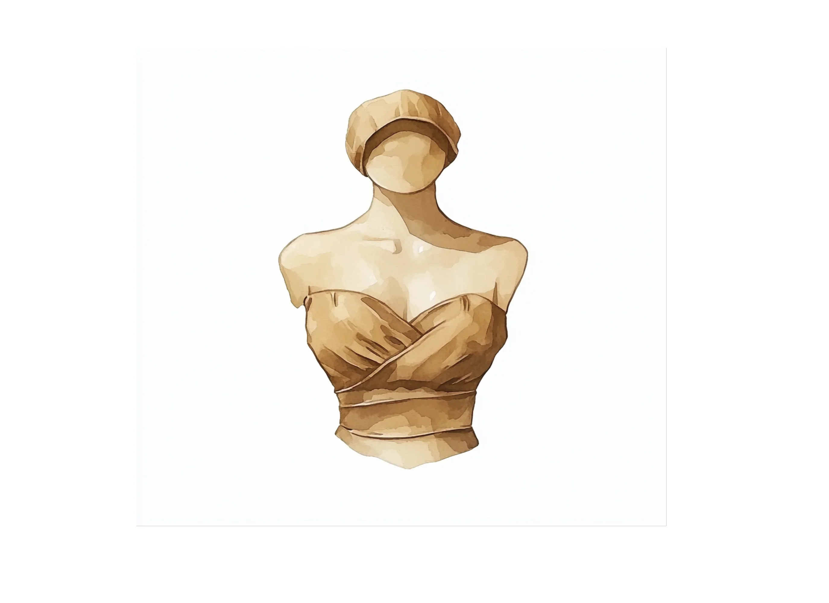 Vintage Mannequin Torso Clipart Bundle - Image 2